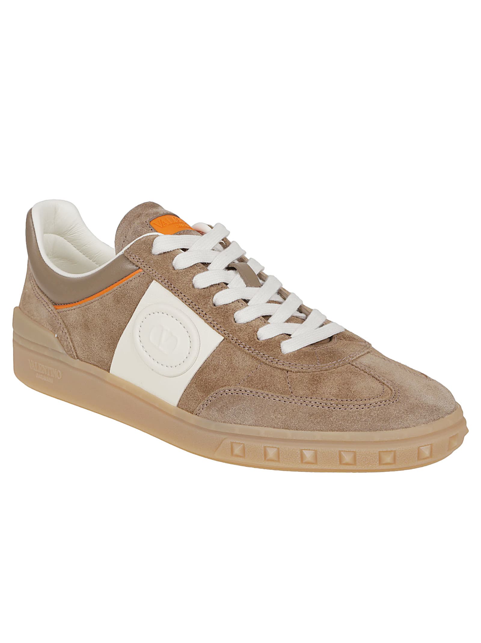 Valentino Upvillage Low-top Sneakers In Brown
