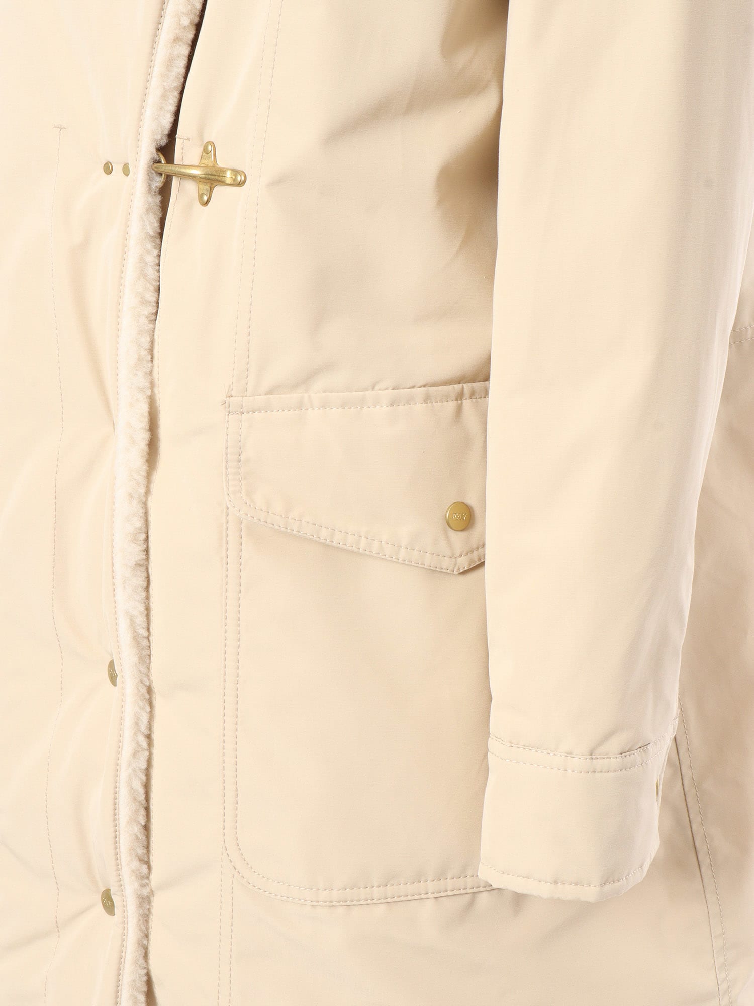 Shop Fay Padded Parka In White