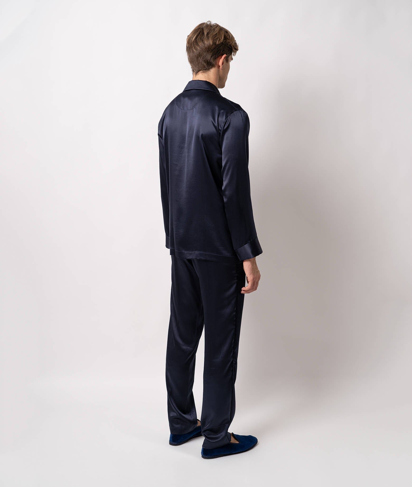 Larusmiani Long Pajamas Grant Pajama In Blue