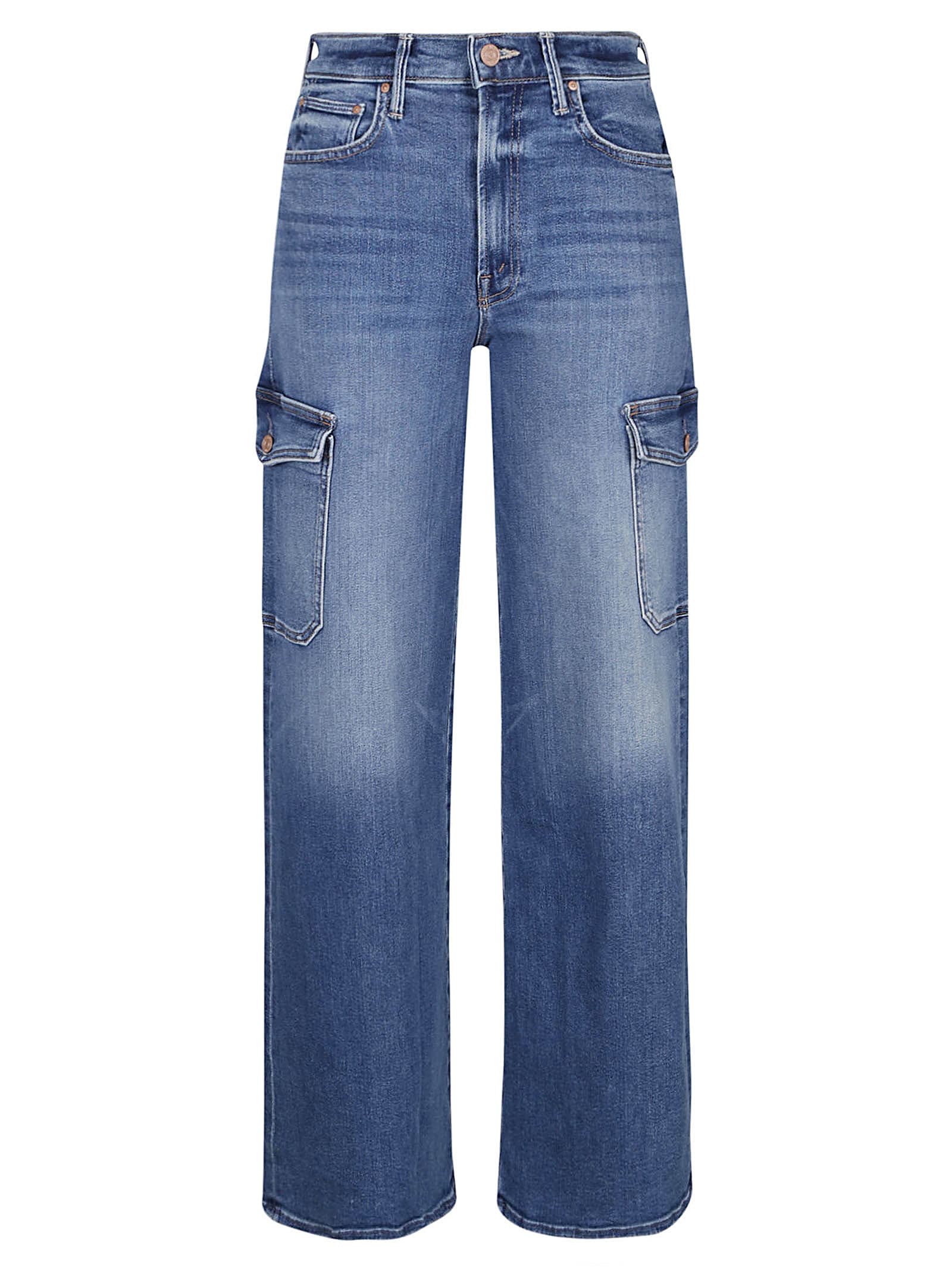 Shop Mother Jeans In Denim Scuro