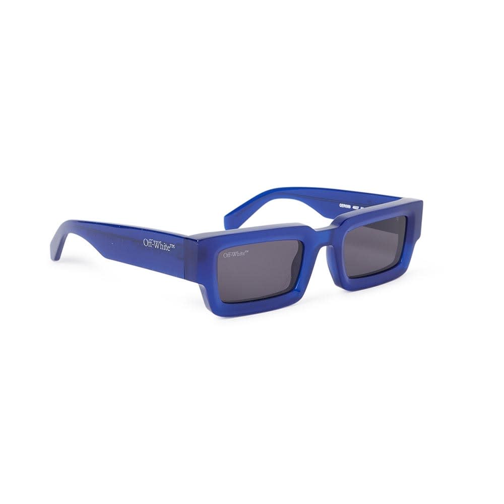 Off-white Lecce Rectangle-frame Sunglasses In Blu/grigio