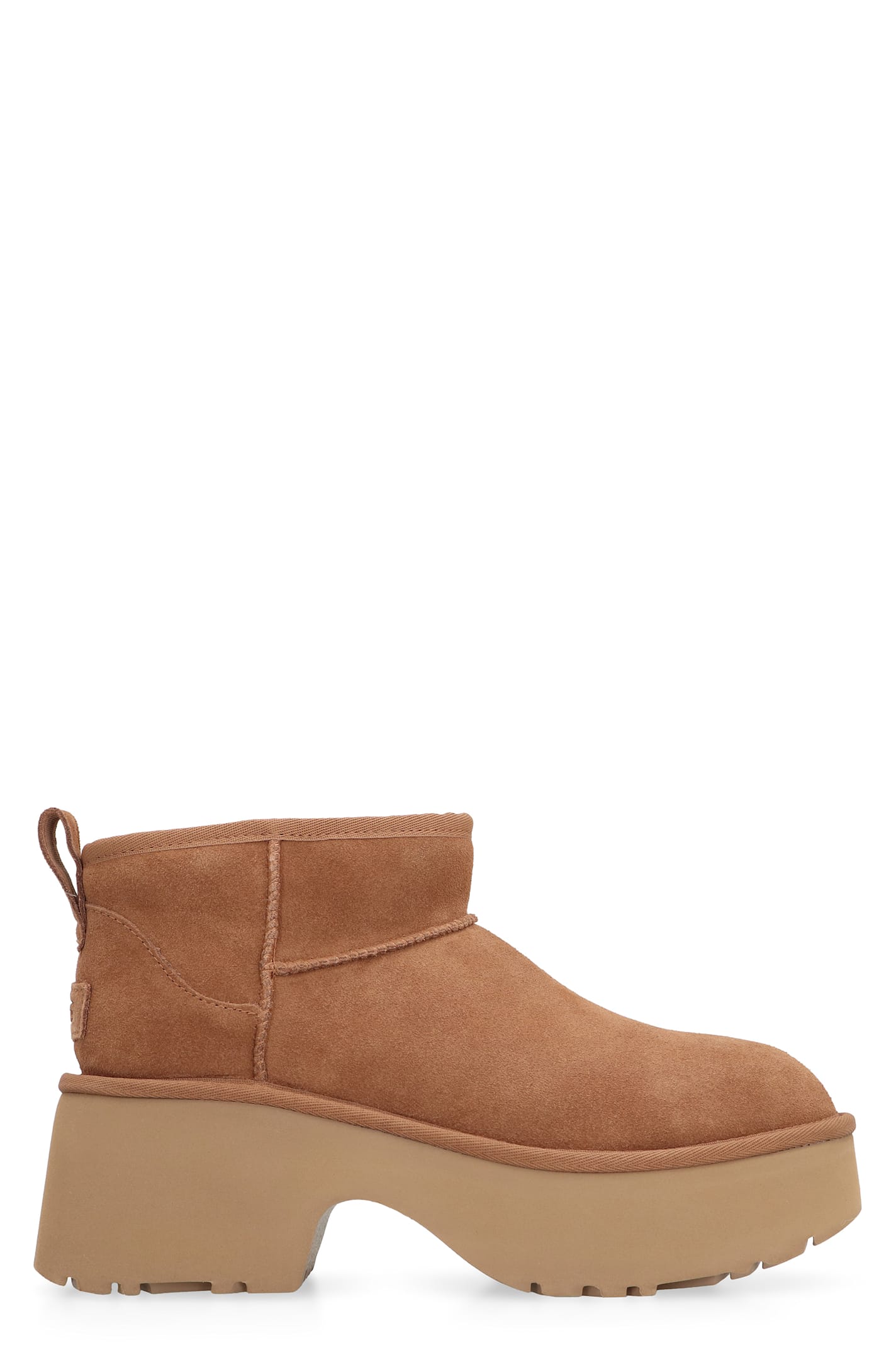 Ugg Brown 'ultra Mini New Heights' Boots In Brown