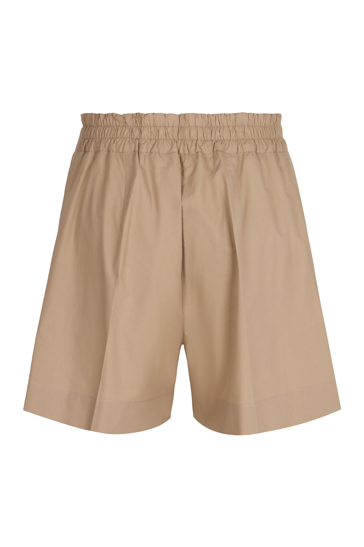 P.a.r.o.s.h . Bermuda Shorts With Drawstring Waist In Neutral