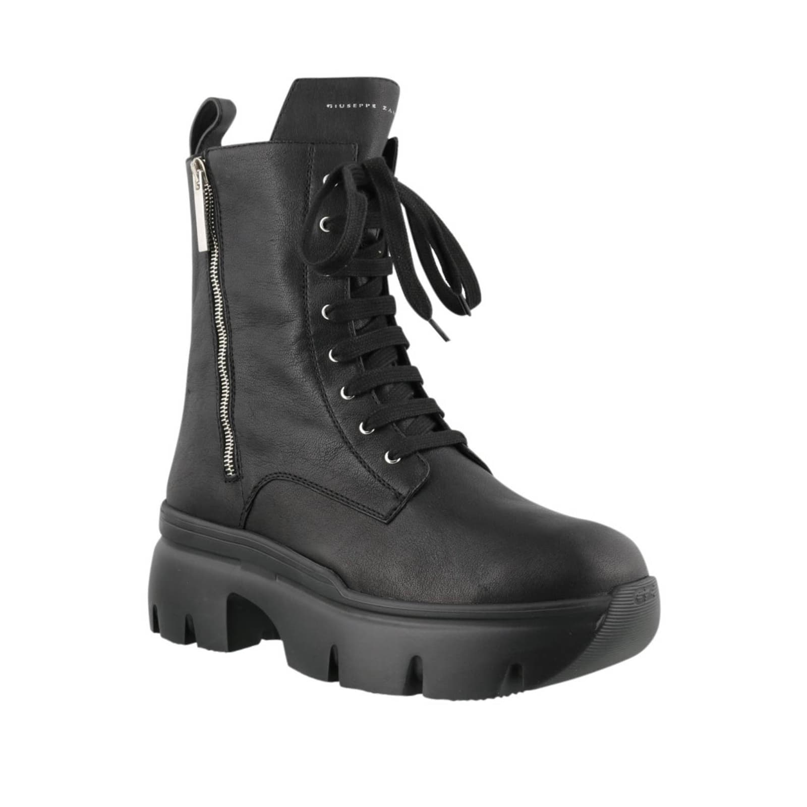 Shop Giuseppe Zanotti Design Apocalypse Leather Boots In Black