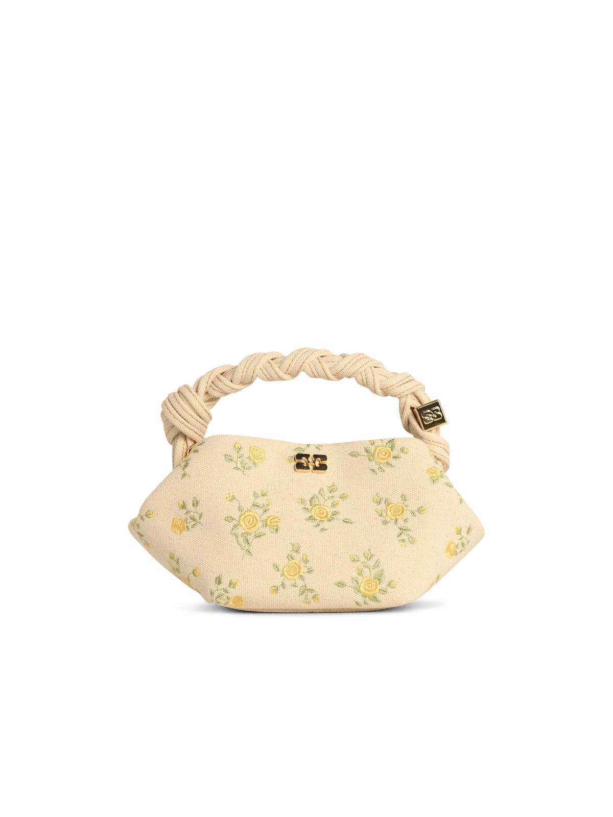 Mini bou Bag In Ivory Tela