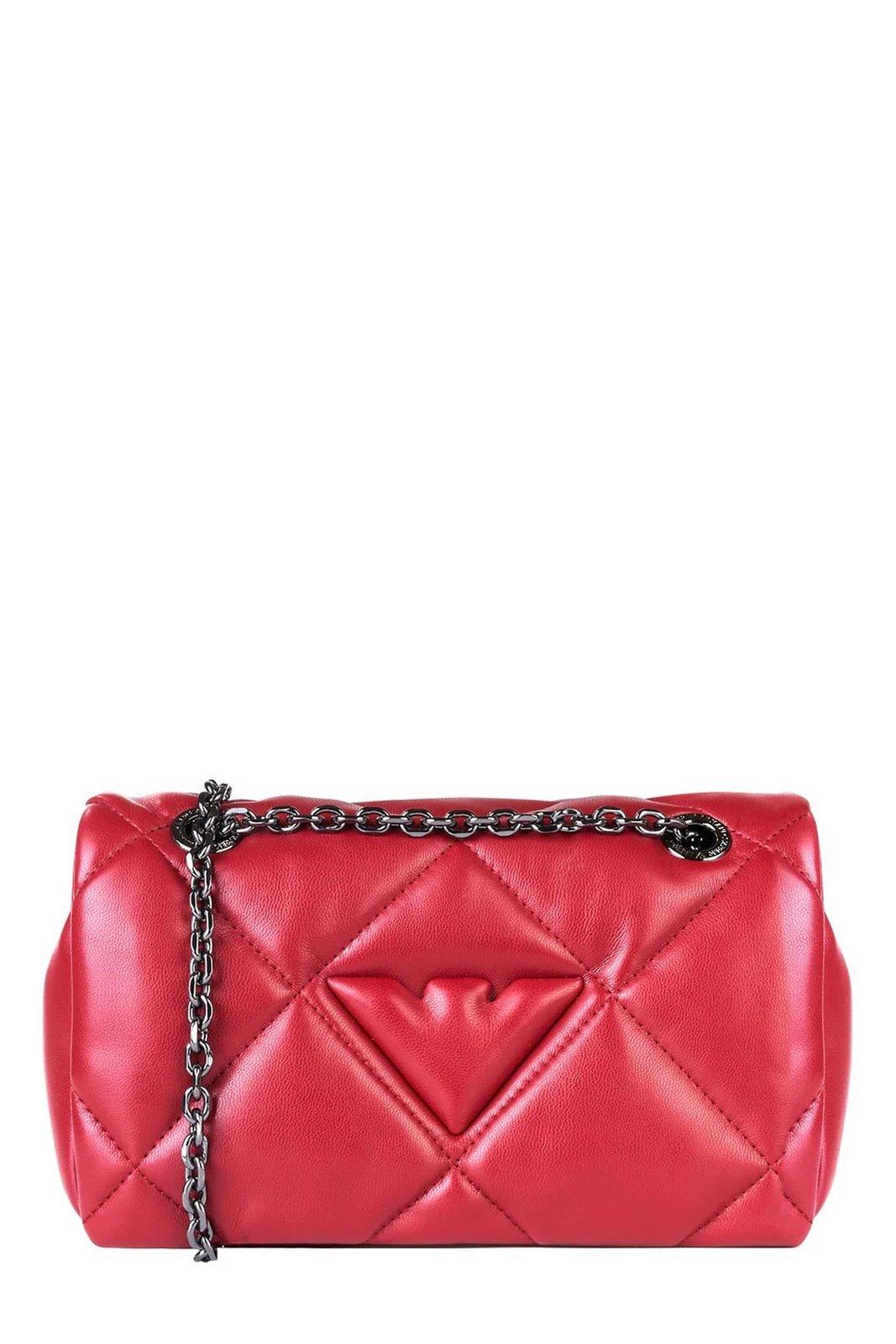 Quilted Chain-linked Shoulder Bag