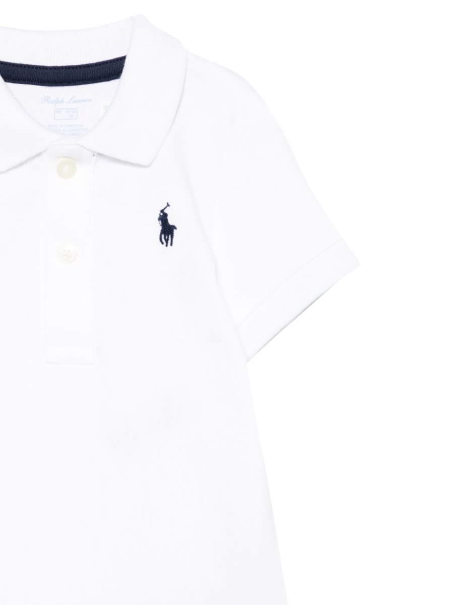 Polo Ralph Lauren Baby Boys Logo Bodysuit In White
