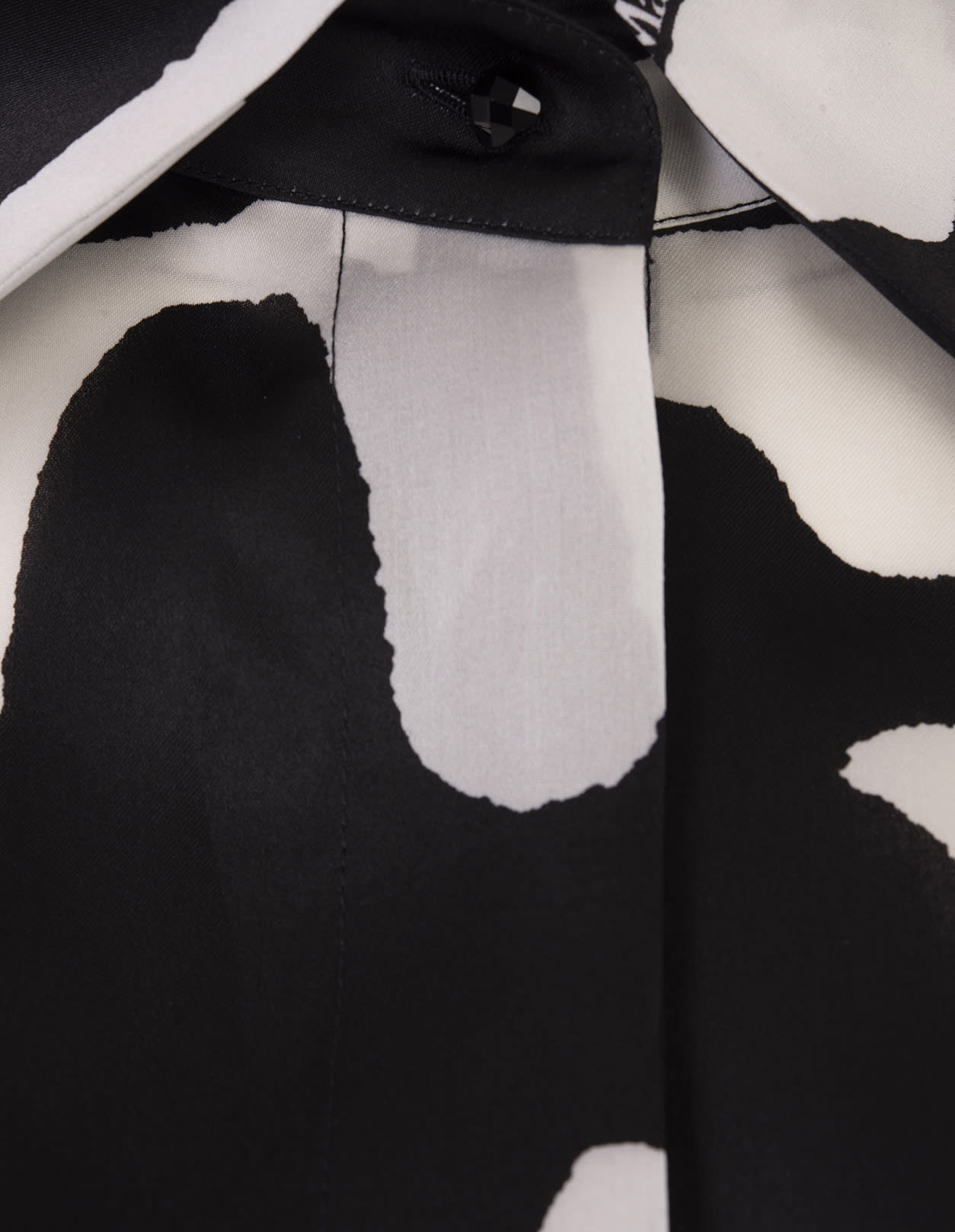 Max Mara Carella Abstract-print Puff-sleeve Collared Shirt In St. Grafica