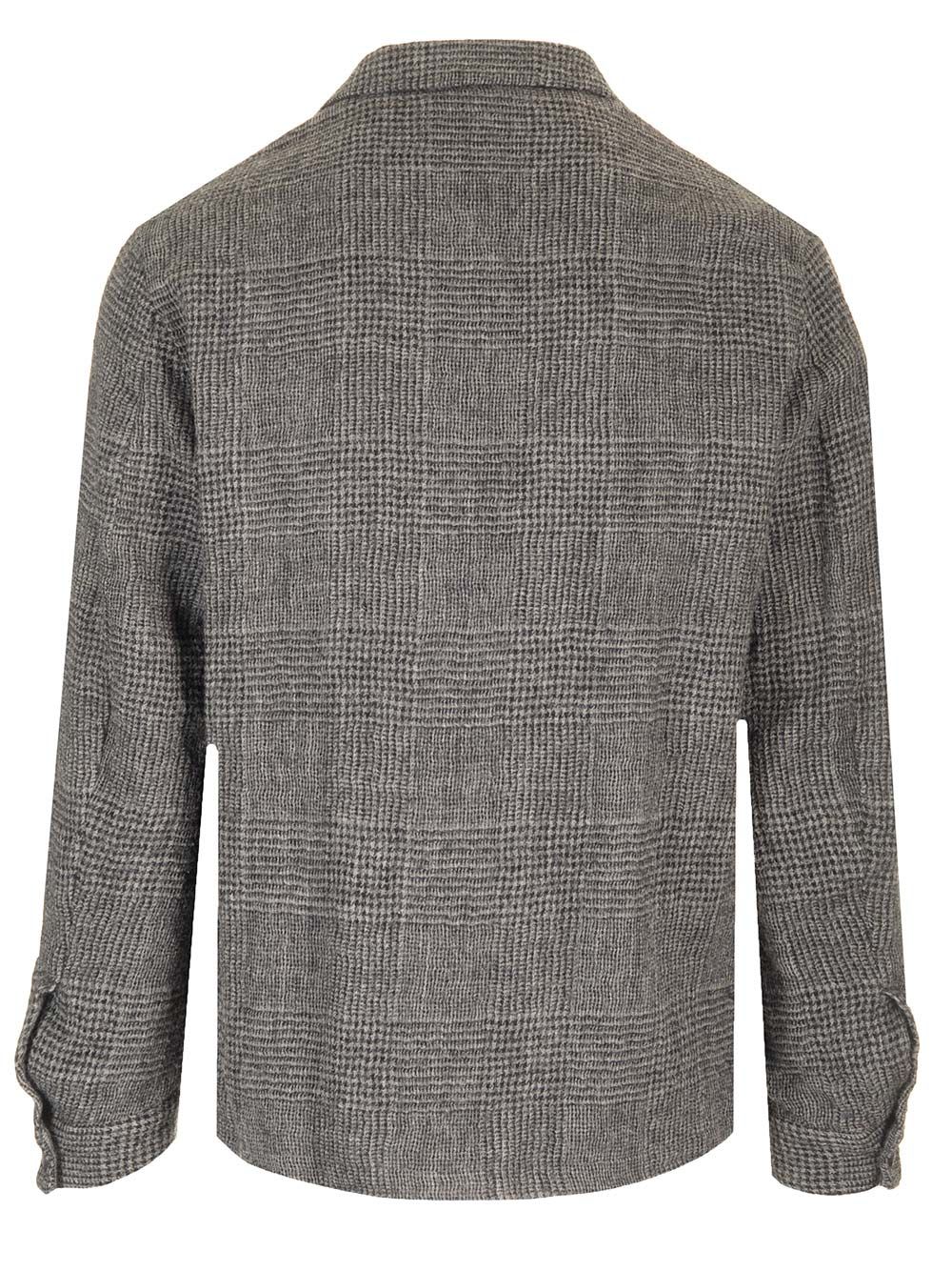 Shop Barena Venezia Cedrone Overshirt In Grey