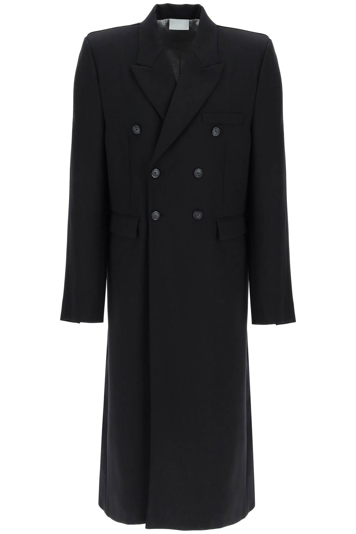 VTMNTS Double-breasted Coat In Stretch Wool