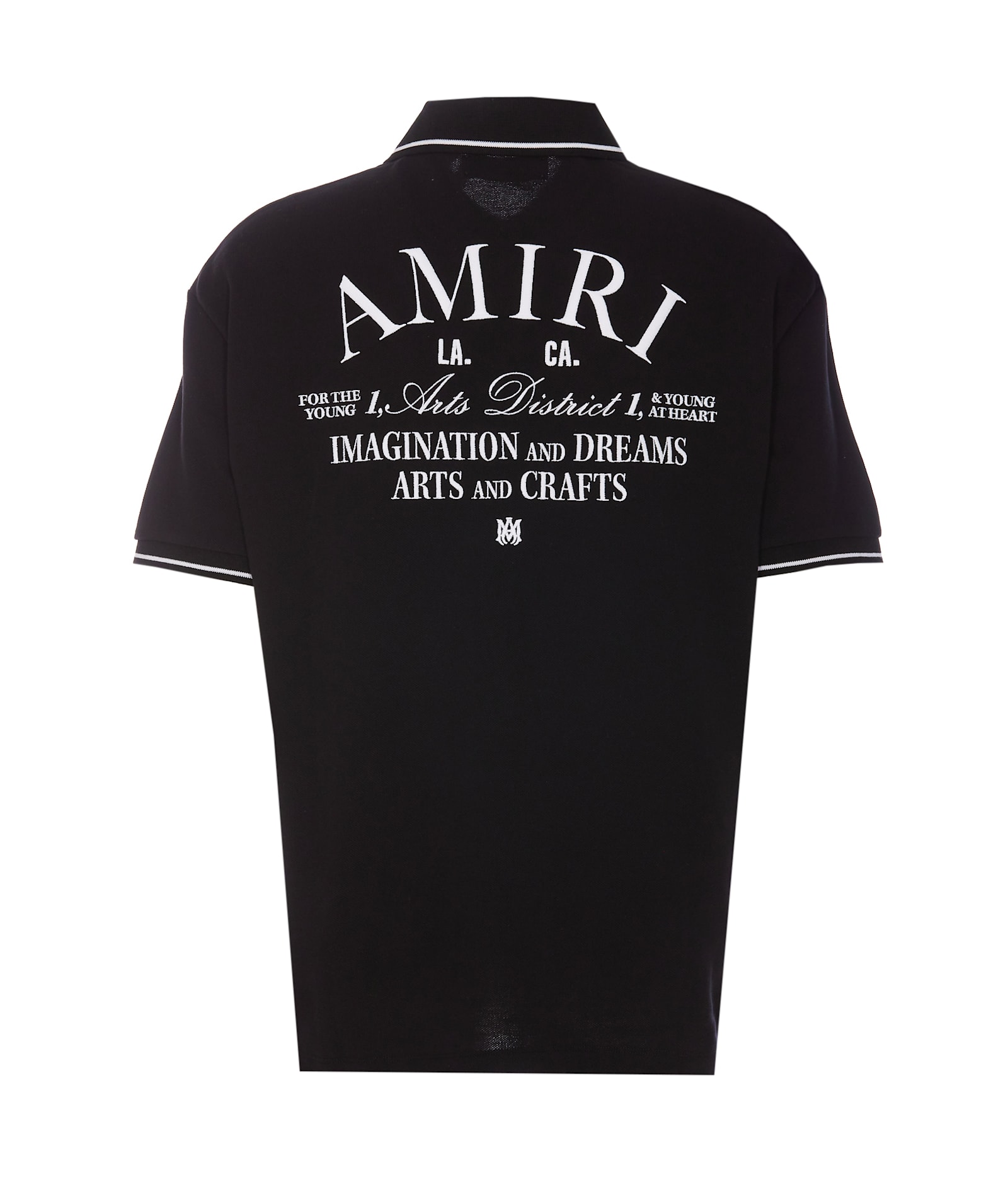 Shop Amiri Arts District Polo In Black