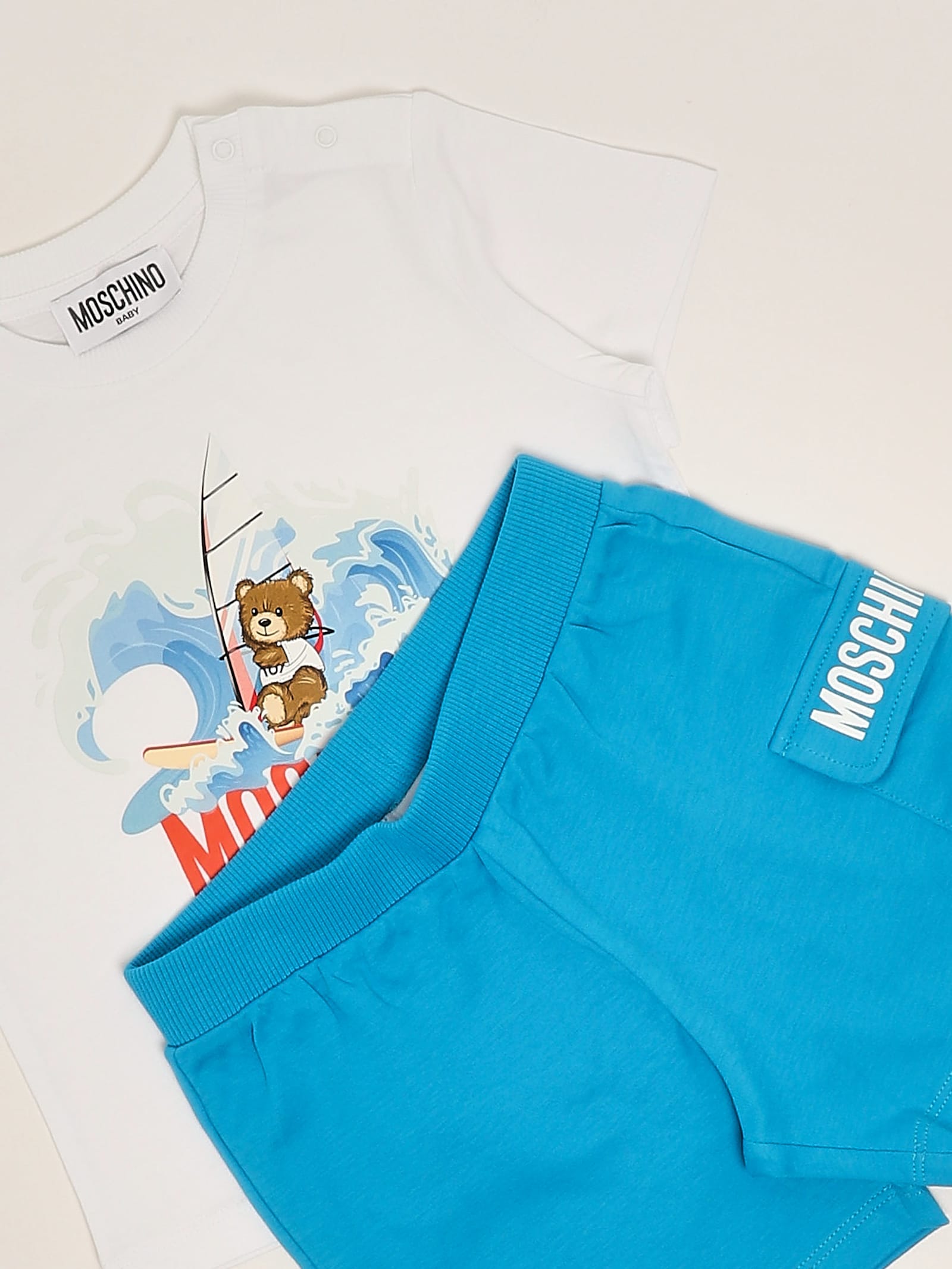 Moschino Shirt +shorts Suit In Multi