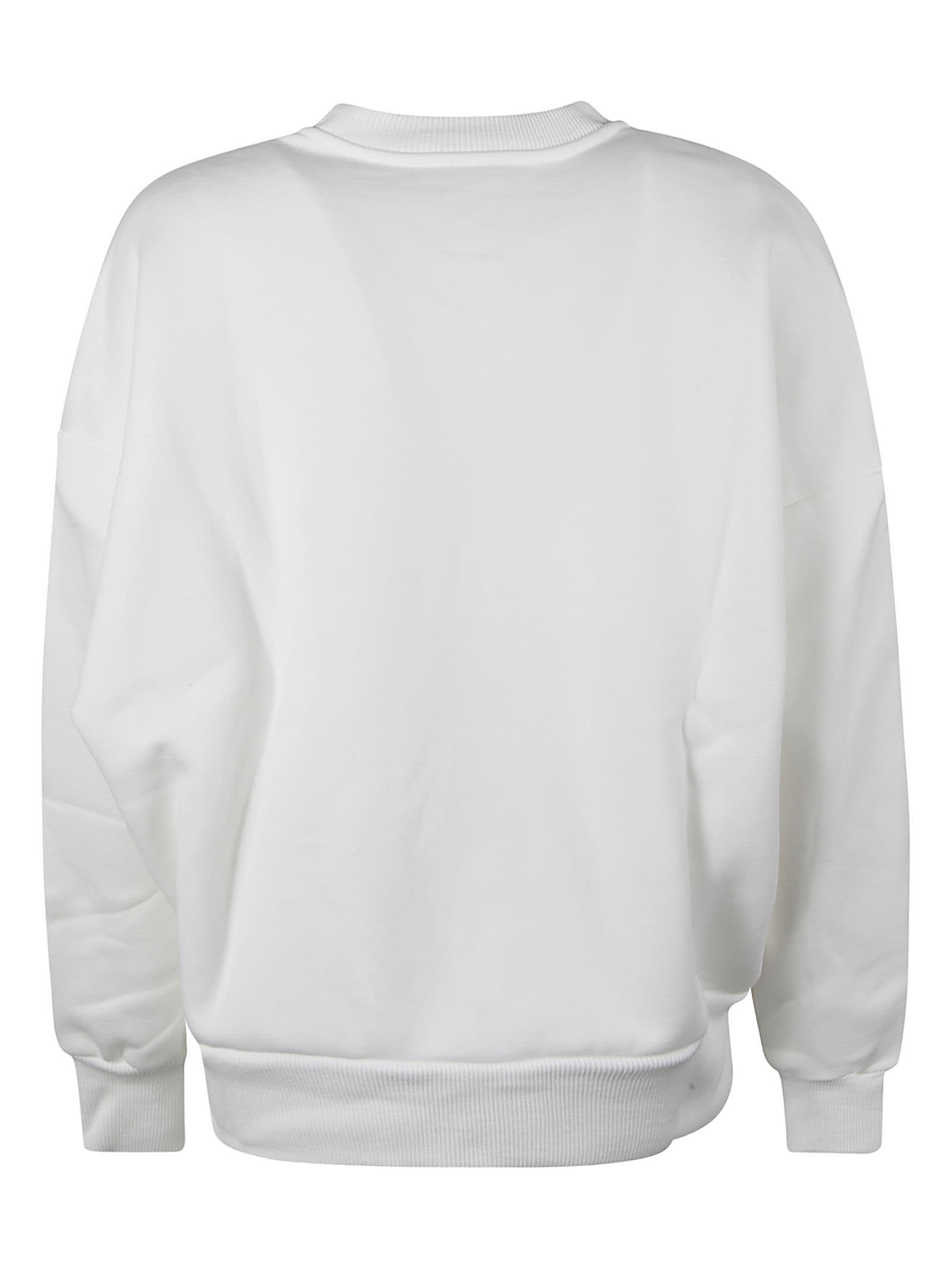 Shop Alexander Mcqueen Printed Sweatshirt In White