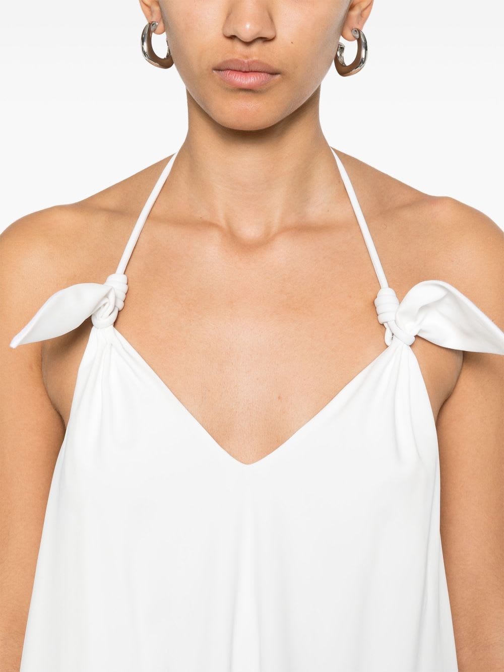 Loewe Flamenco Dress In White