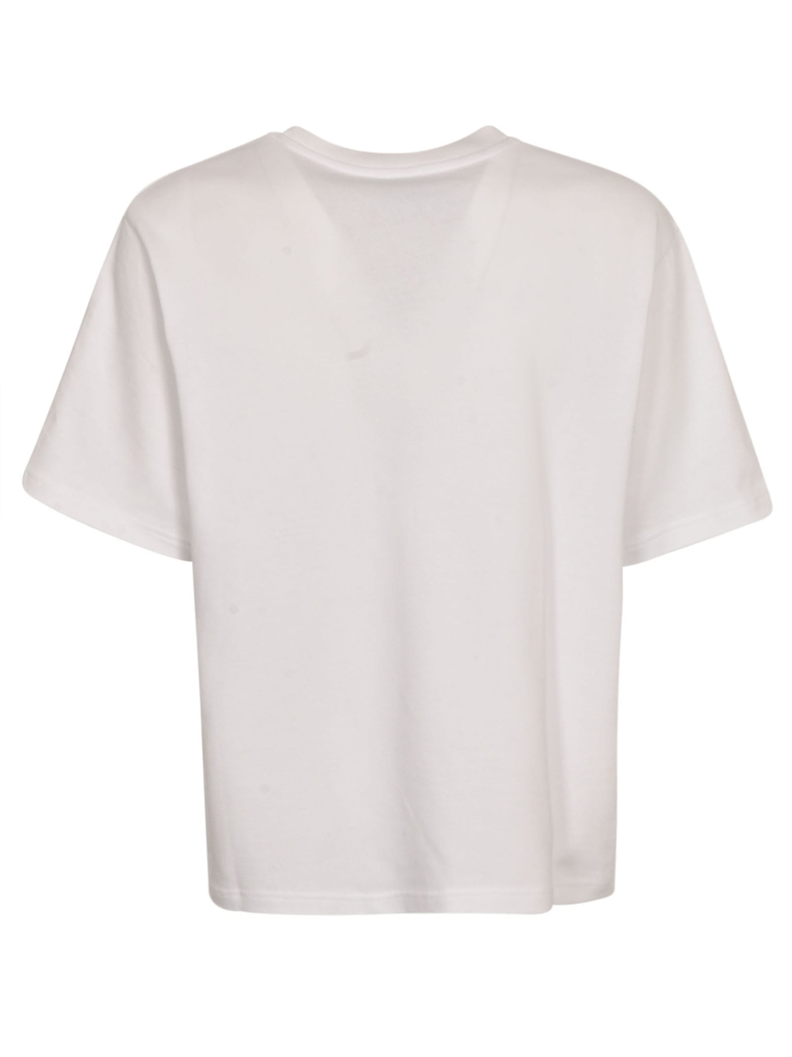 Shop Casablanca Logo T-shirt In Heavy White