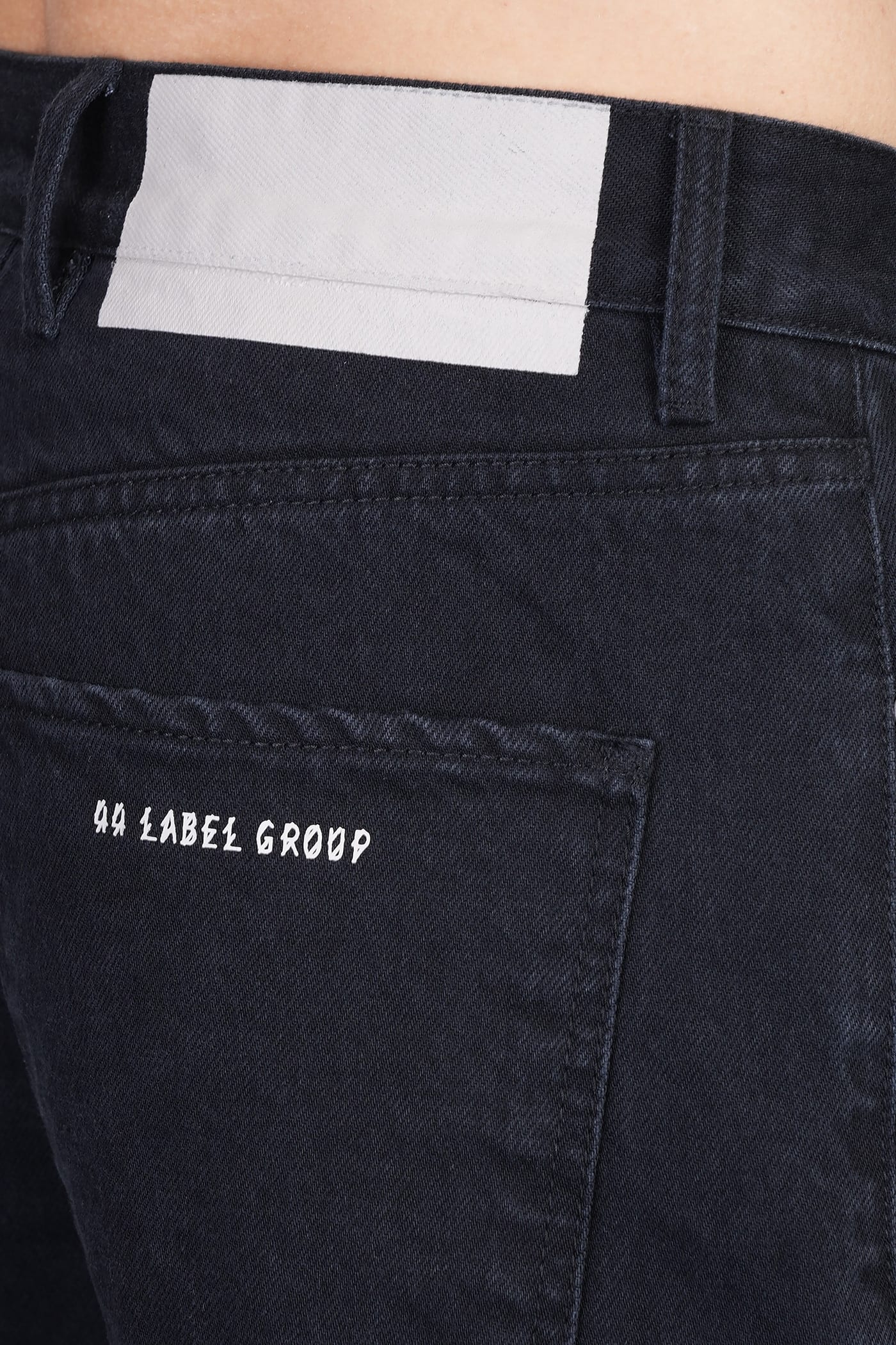 44 Label Group Francisco Jeans In Black Cotton In Black