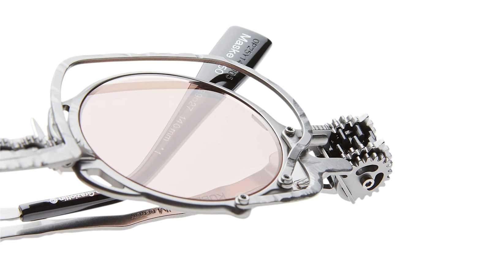 Kuboraum Mask Z50 Rb - Gunmetal Sunglasses In Metallic