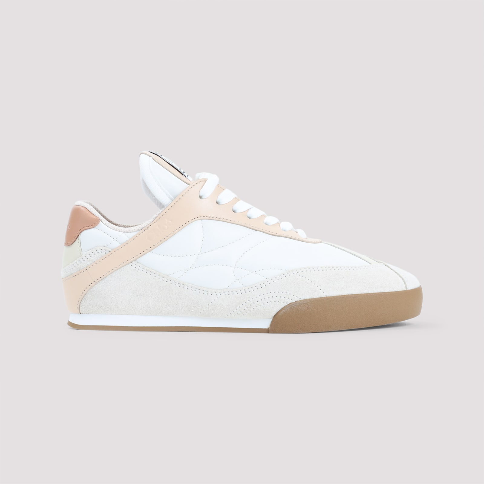 Chloé Multicolor Kick Leather And Suede Sneakers