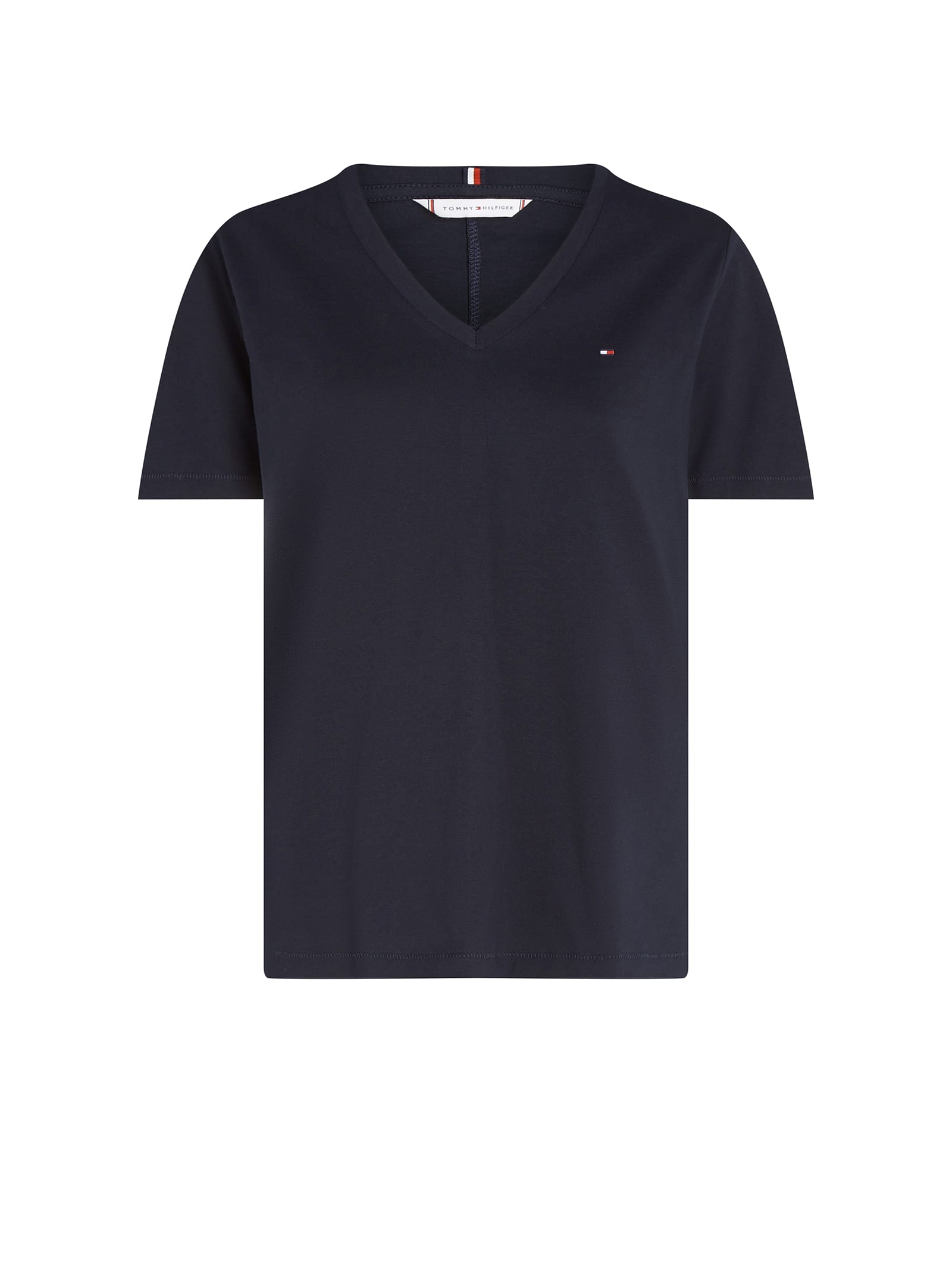 Tommy Hilfiger Modern T-shirt With V-neckline In Desert Sky