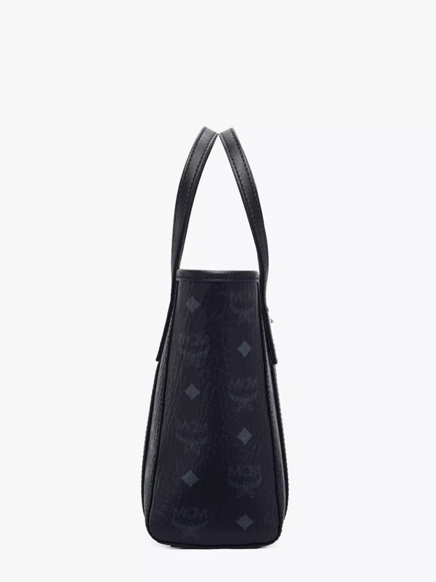 Mcm Toni Top-zip Mini Tote In Black