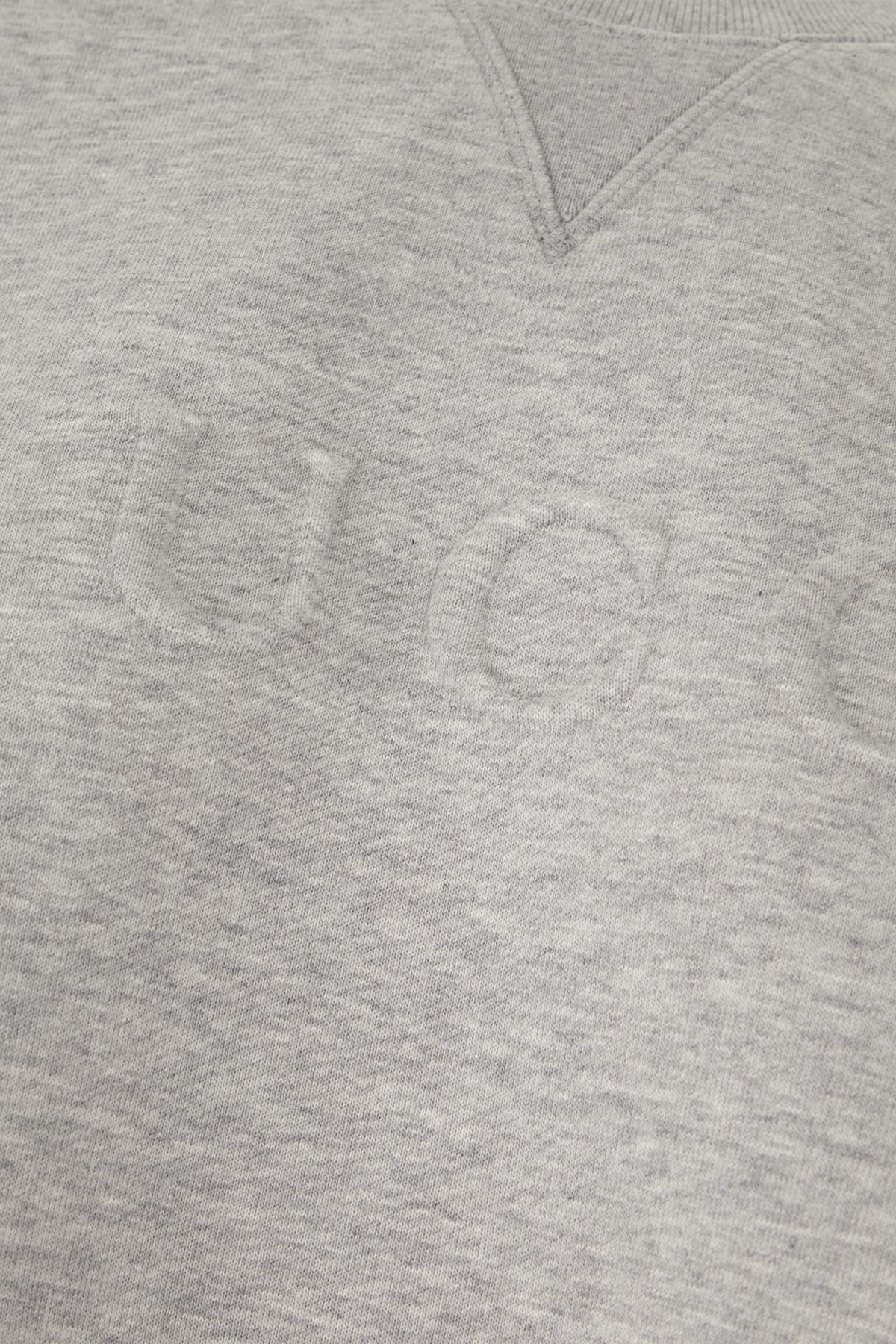 Shop Gucci Grey Cotton Blend Oversize Sweatshirt In Grigio