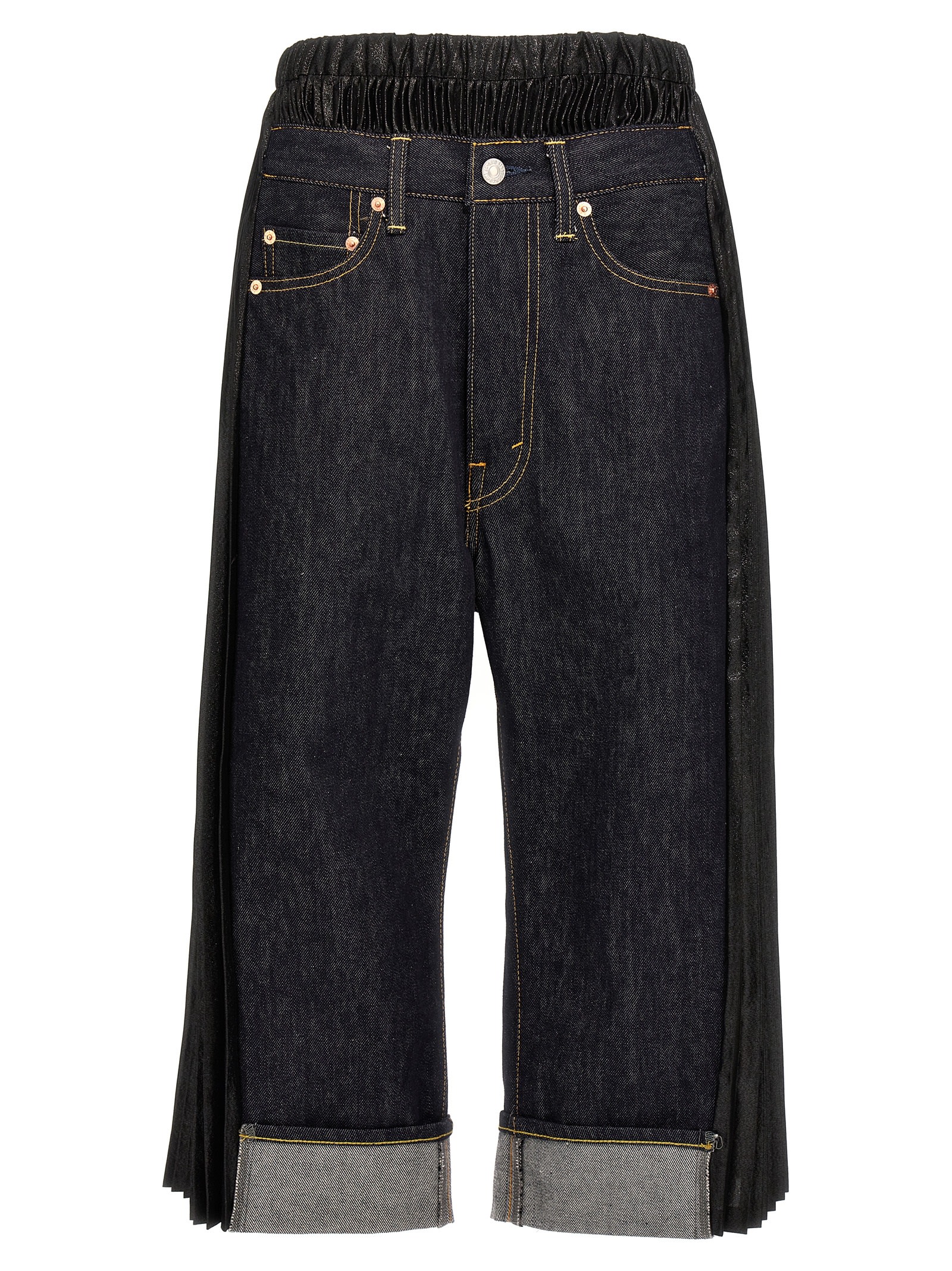 X Levis Pleated Insert Jeans