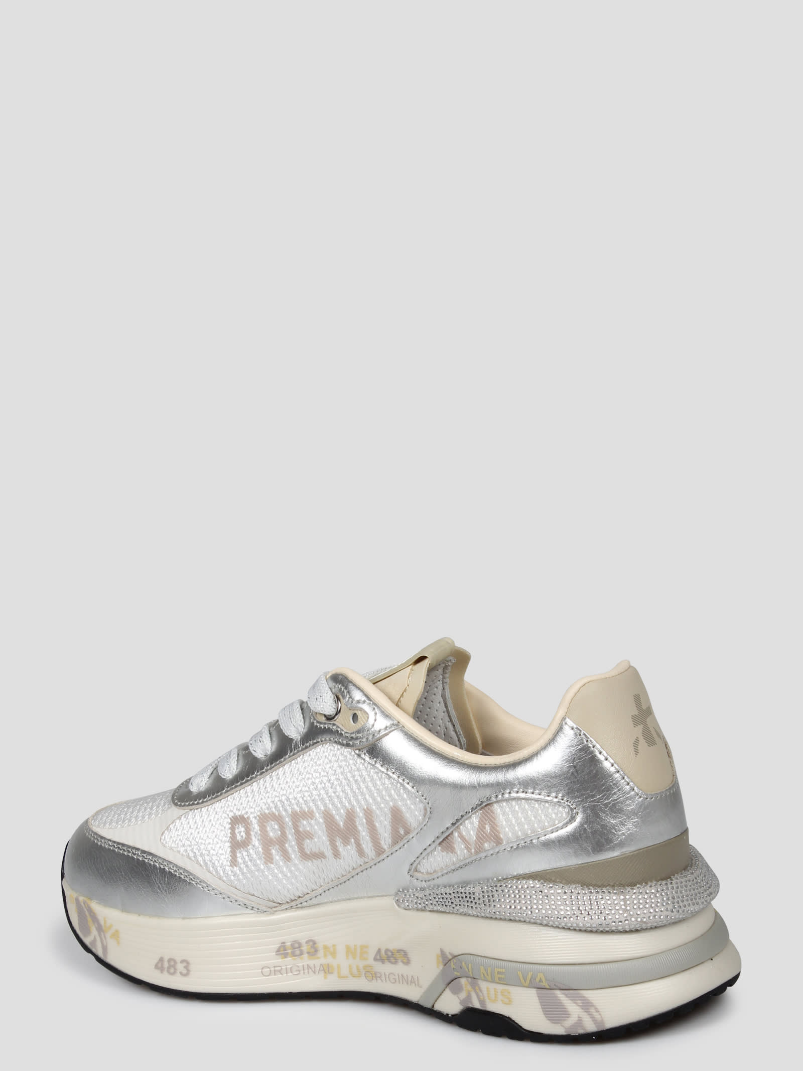 Shop Premiata Timeless Trainers Moerund 6993 Sneakers In White