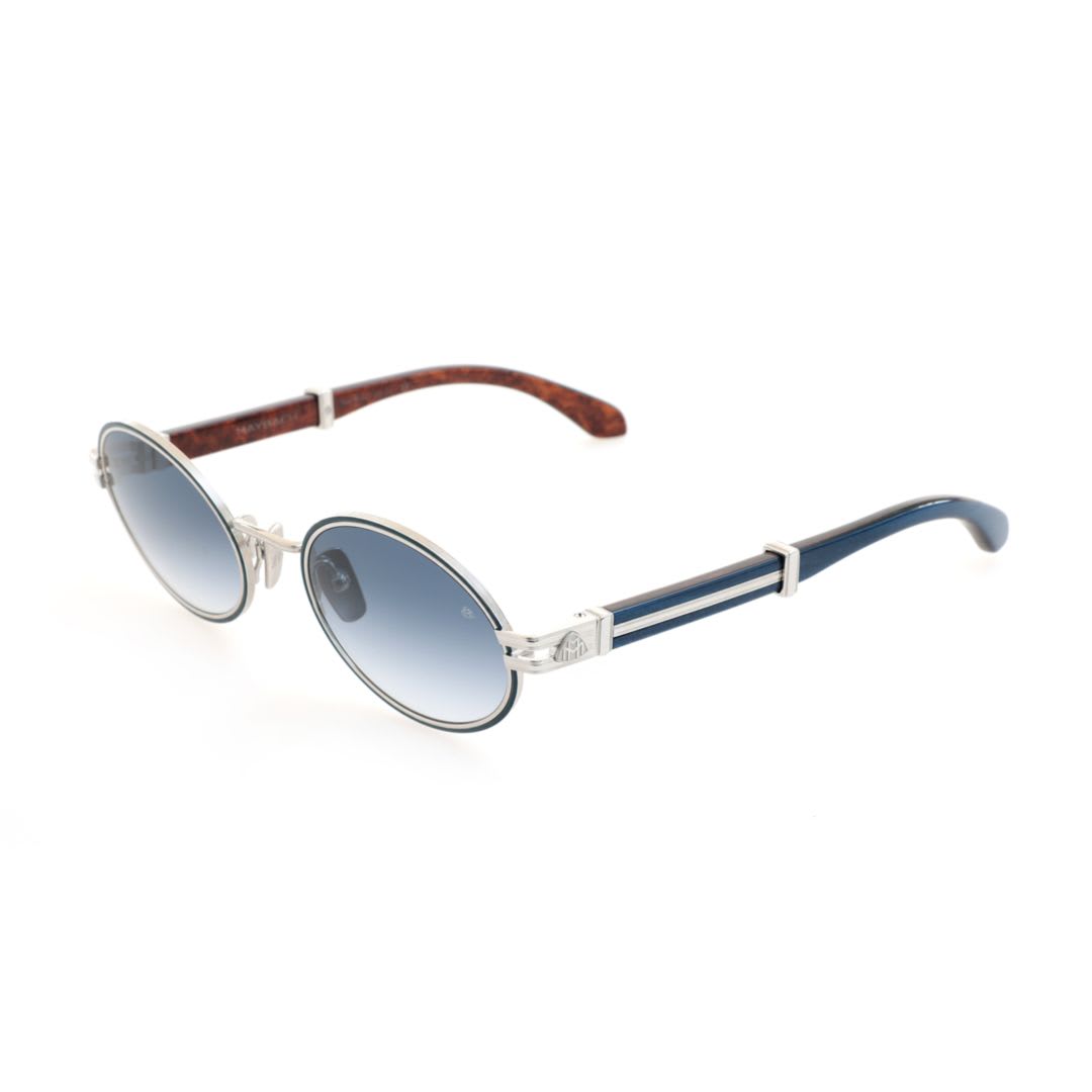 Maybach Eyewear The Producer Ipalladium Plated / Blue L In Palladium Plated / Blue L