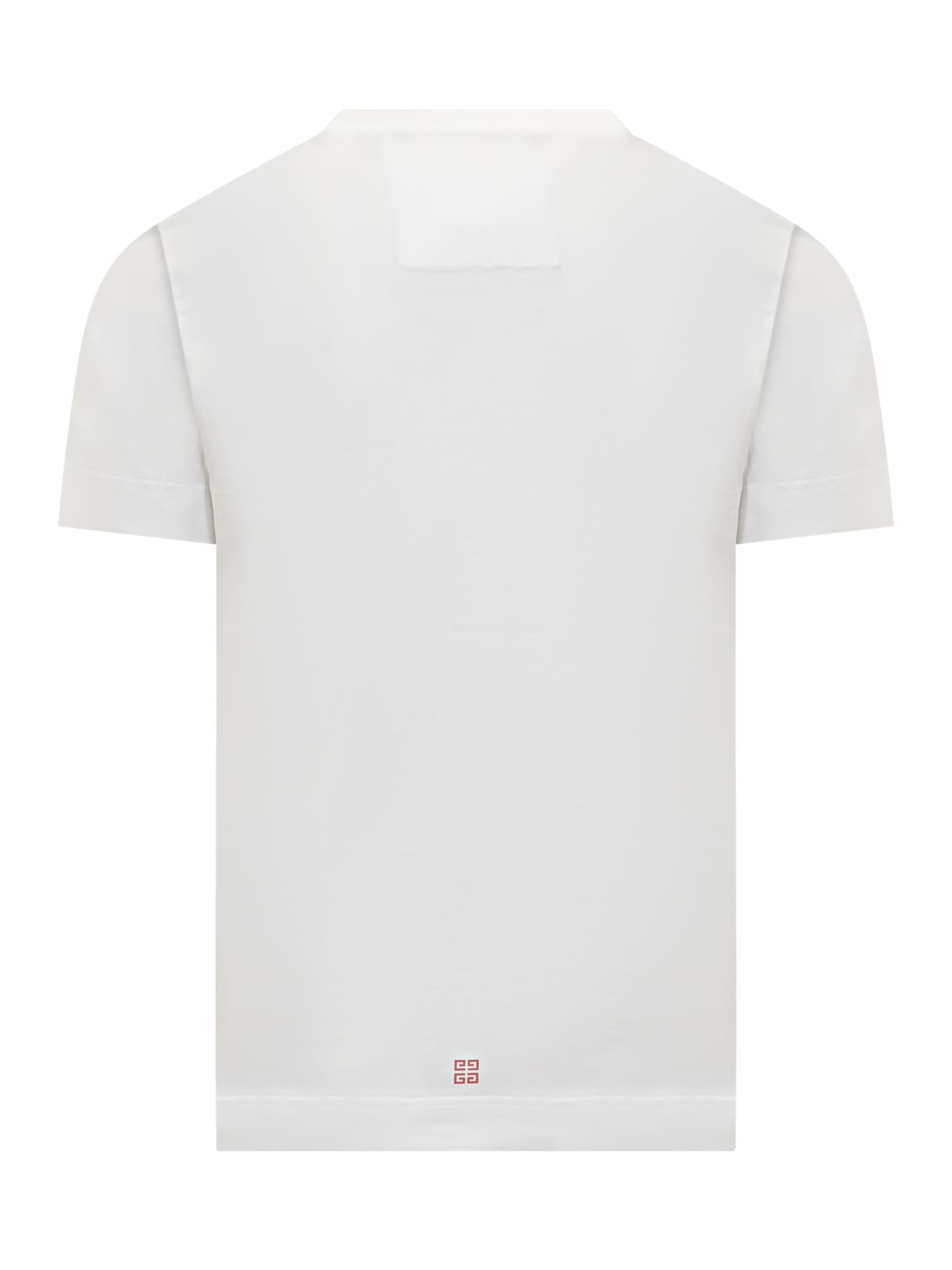 Shop Givenchy 4g Stars T-shirt In Cotton In White Red