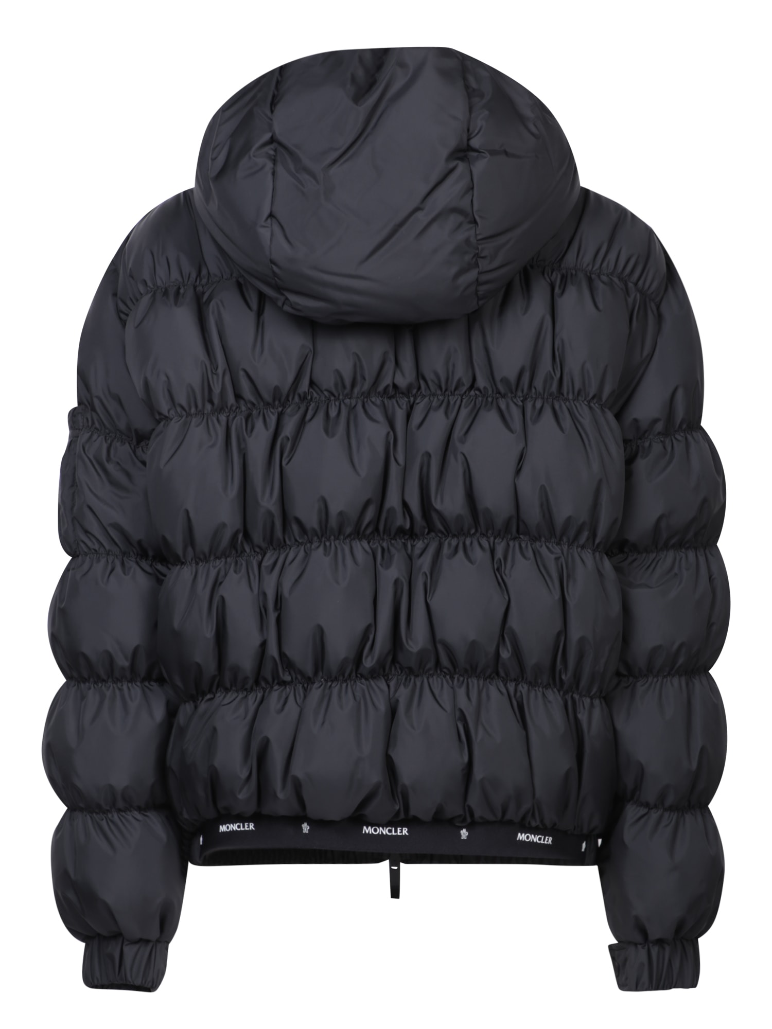 Shop Moncler Medonte Black Down Jacket