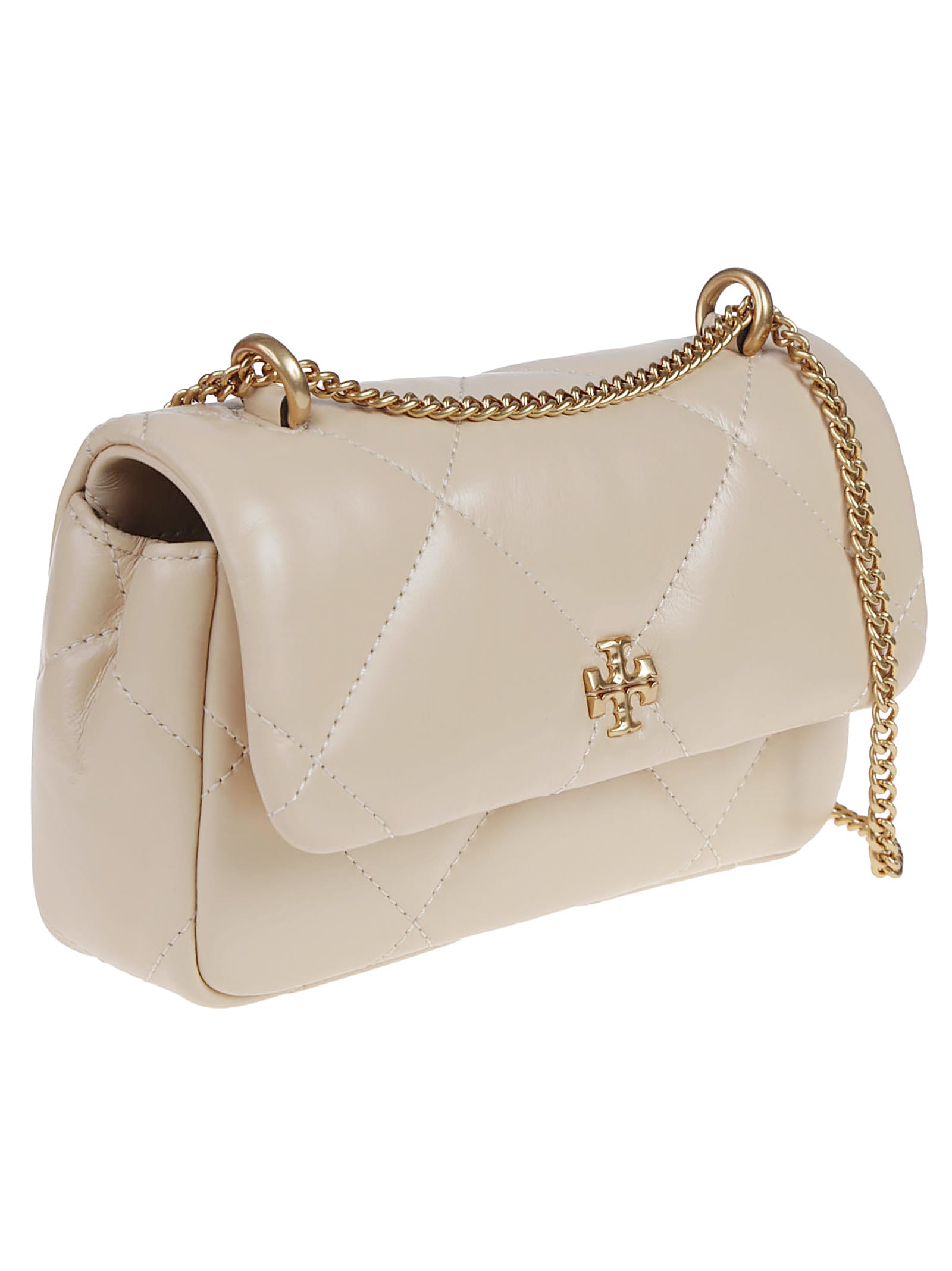 Tory Burch Kira Mini Flap Bag In White