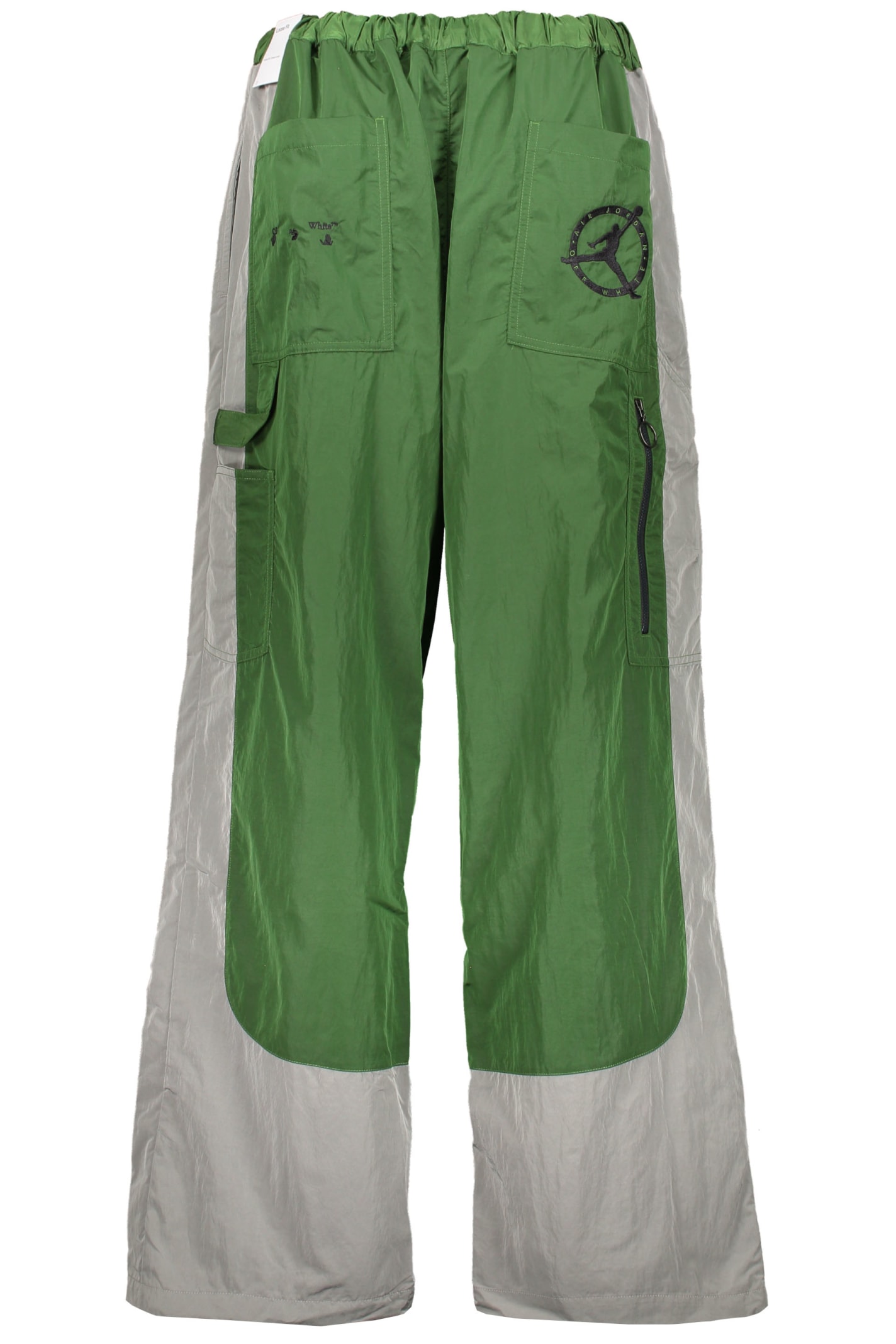 Shop Off-white Air Jordan X  Track-pants In Green