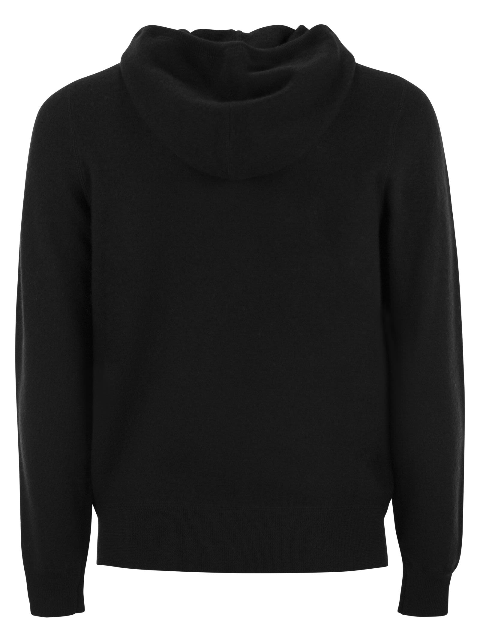 Mc2 Saint Barth Wool Jumper After Party In Black