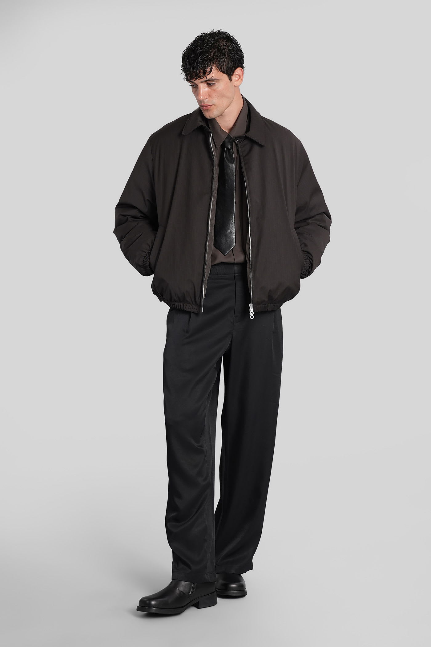 Our Legacy Pants In Black Viscose In Black