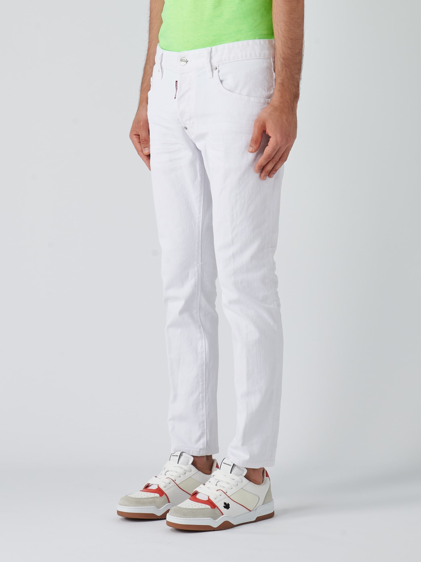Shop Dsquared2 Skater Jeans Jeans In Bianco