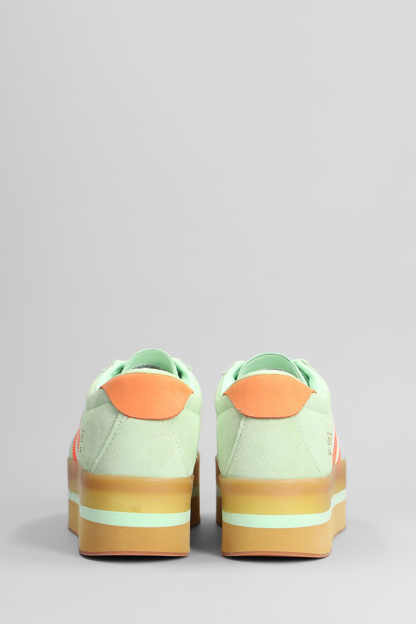 Adidas Originals Womens Adidas Gazelle Stack Suede Low-top Trainers In Multi