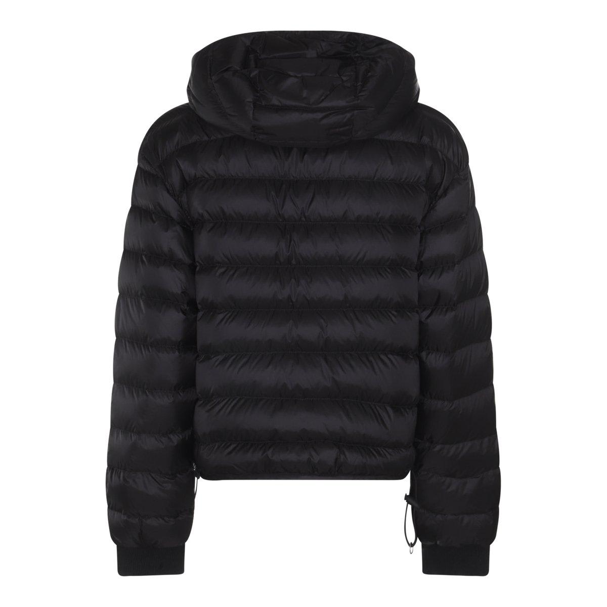 Shop Palm Angels Logo Detailed Quilted Jacket In Black