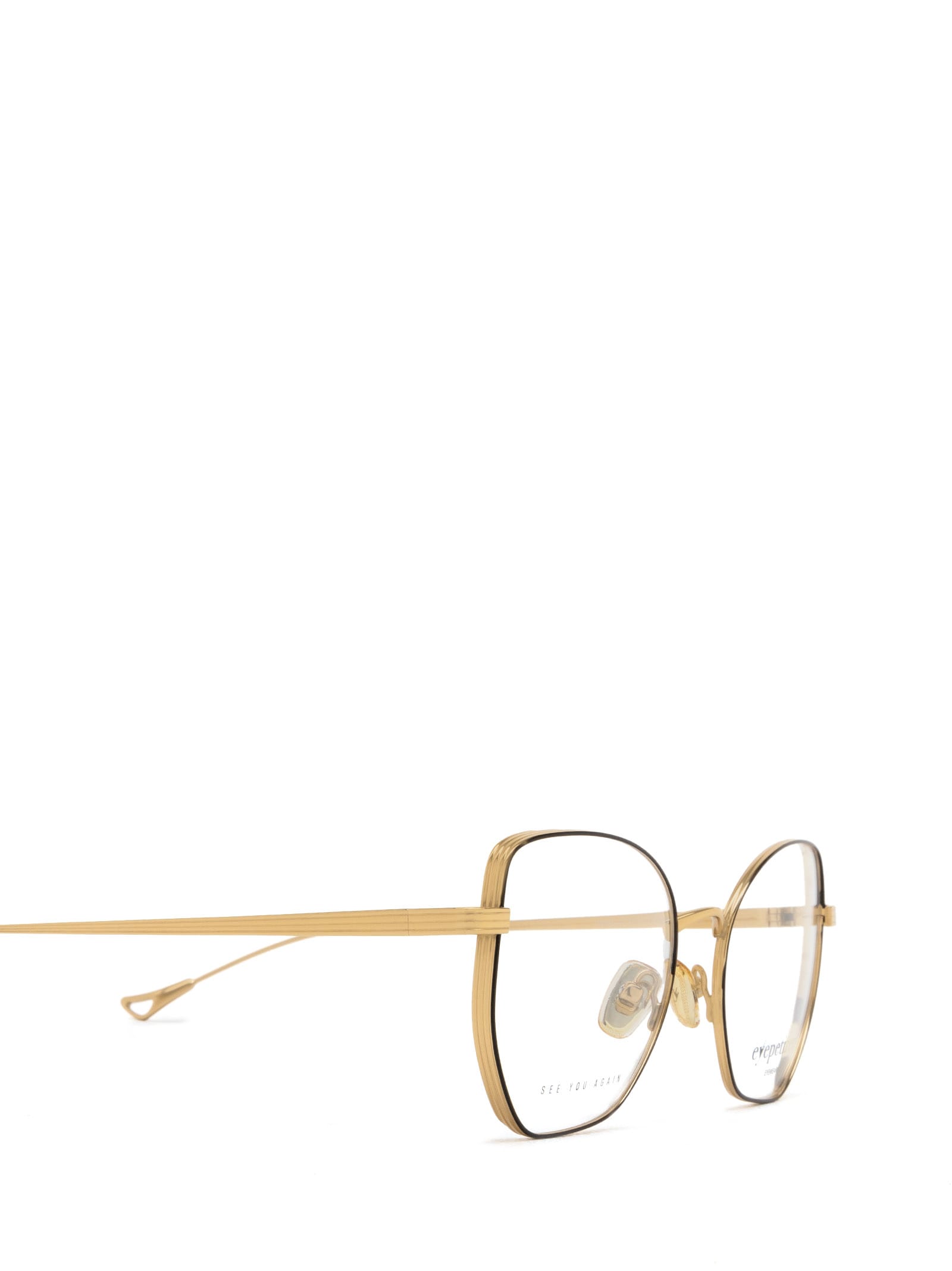 Shop Eyepetizer Frida Pale Gold Glasses