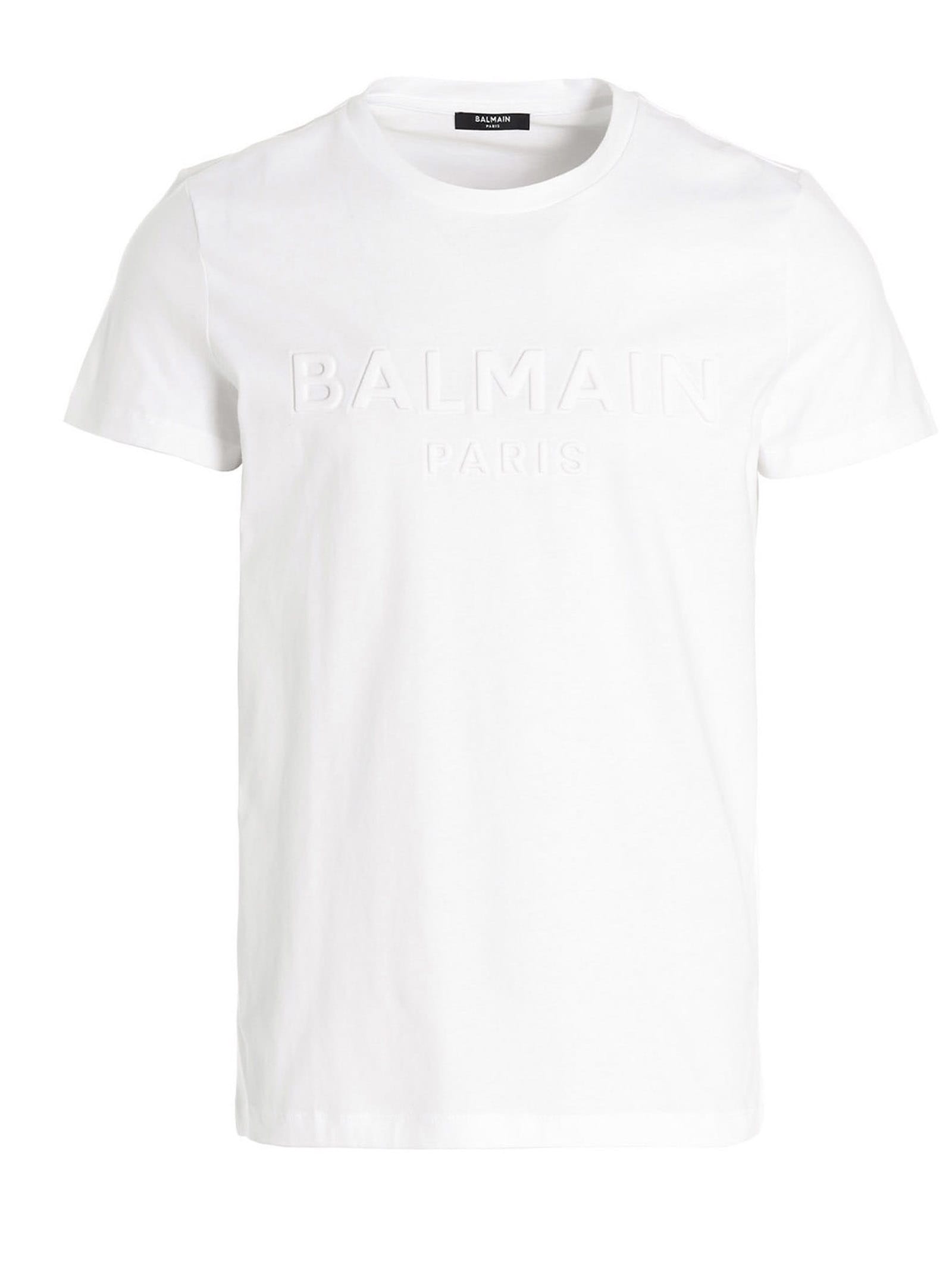 Balmain Embossed Logo T-shirt