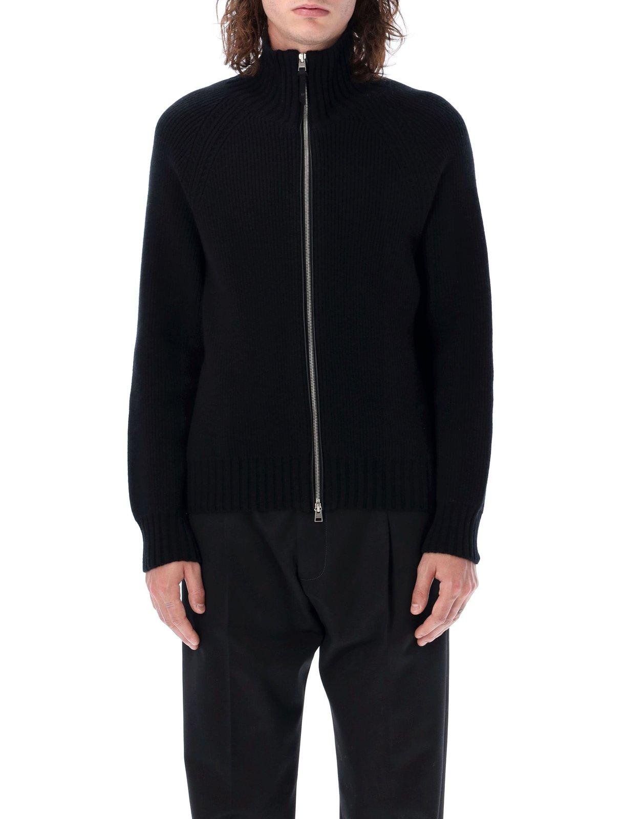TOM FORD ZIP-UP LONG-SLEEVED CARDIGAN