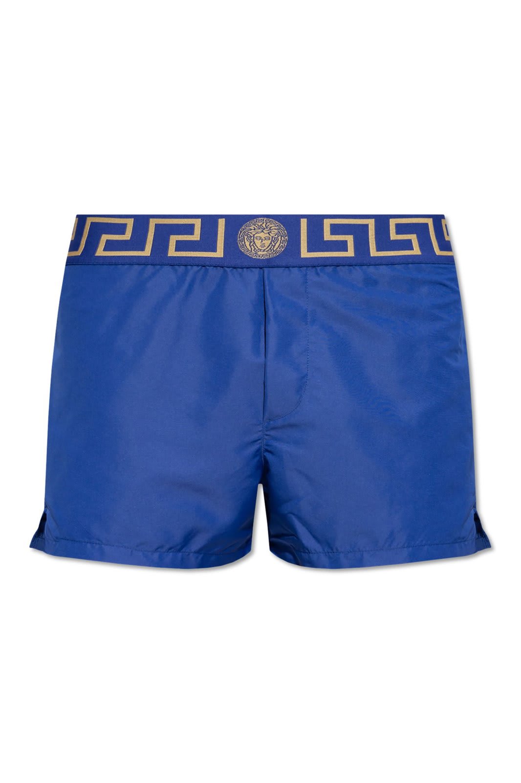 VERSACE GRECA BORDER ELASTICATED WAISTBAND SWIM SHORTS 