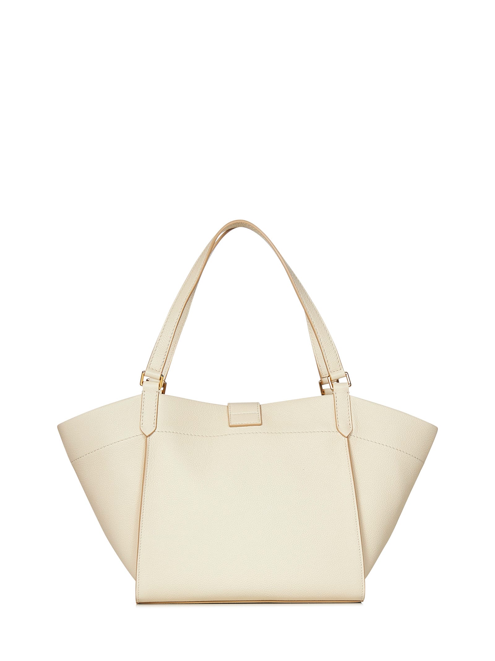 Shop Tom Ford Tara Medium Tote In Beige