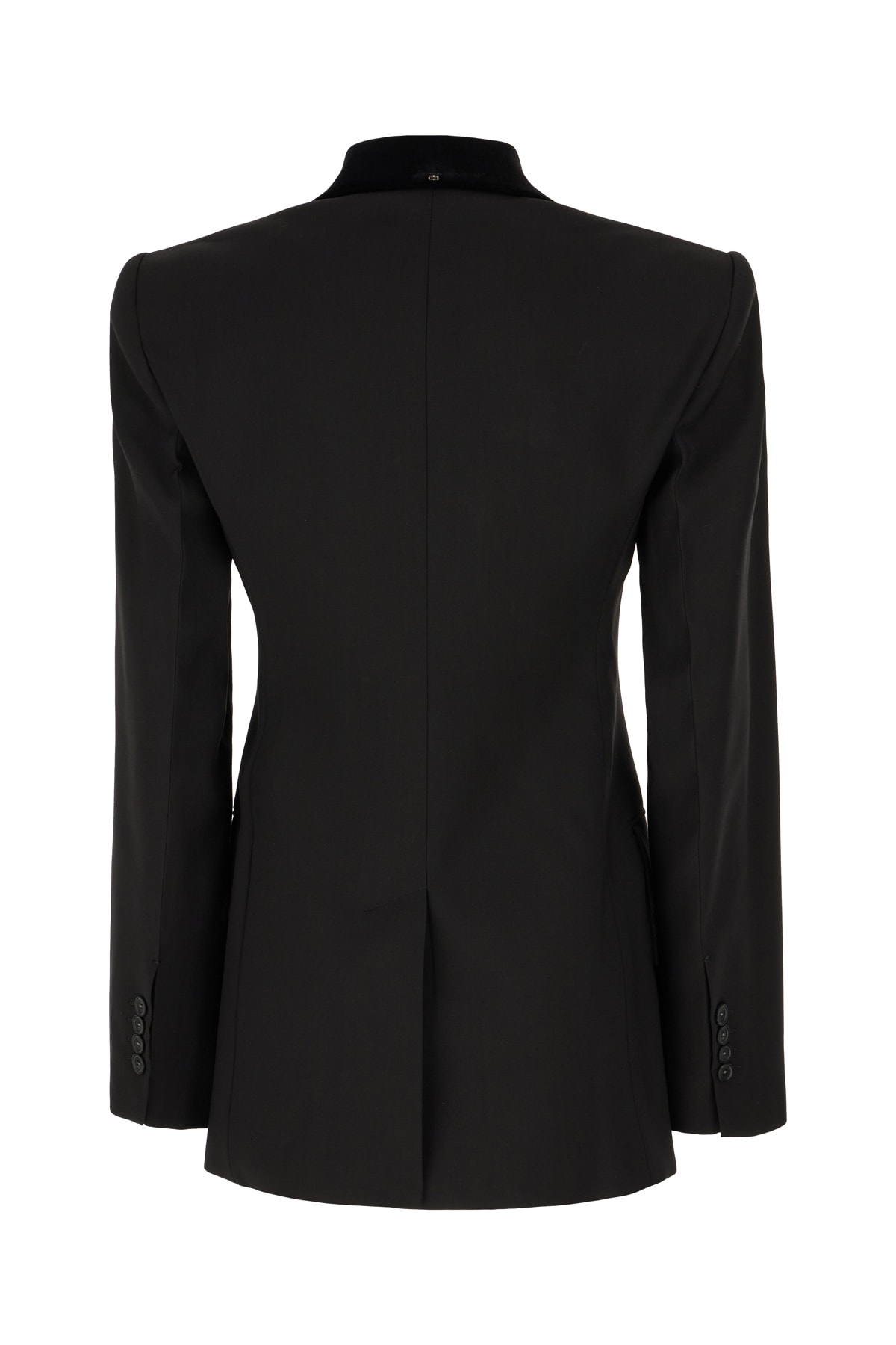 Shop Sportmax Black Wool Blazer In Nero