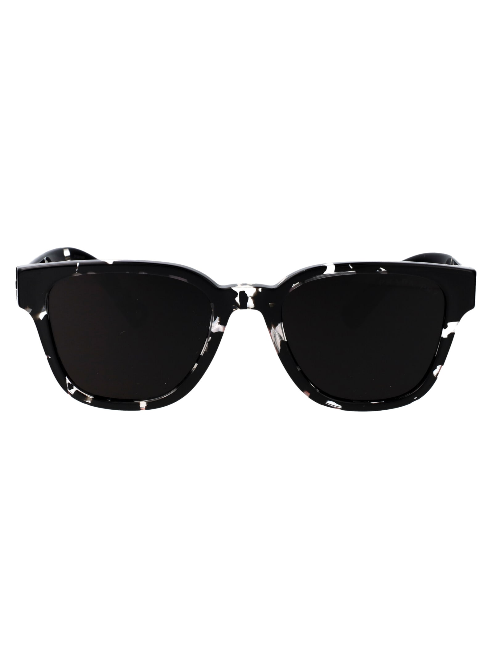 Shop Prada 0pr A04s Sunglasses In 15o70c Havana Black Crystal