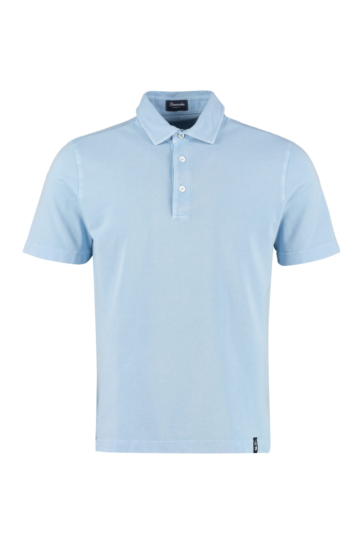 DRUMOHR COTTON-PIQUÉ POLO SHIRT,11282084