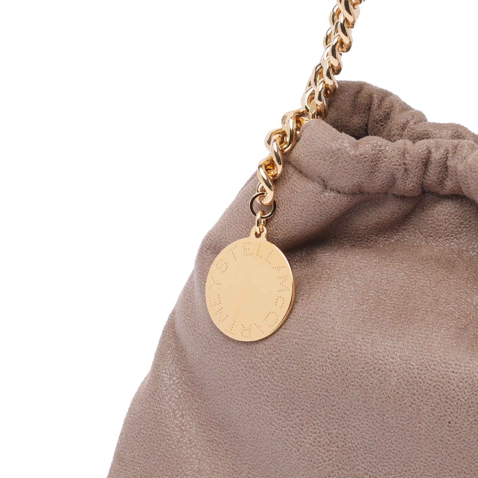Stella Mccartney Falabella Coulisse Crossbody Bag In Sand