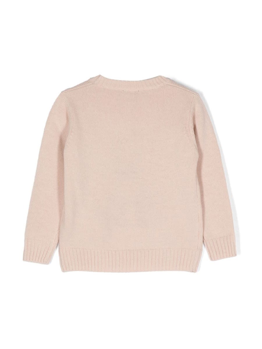 Shop Il Gufo Horse Neck Pullover In Pink
