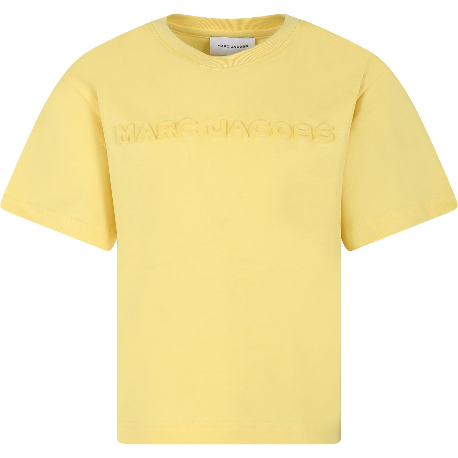 Little Marc Jacobs Yellow T-shirt For Kids With Logo
