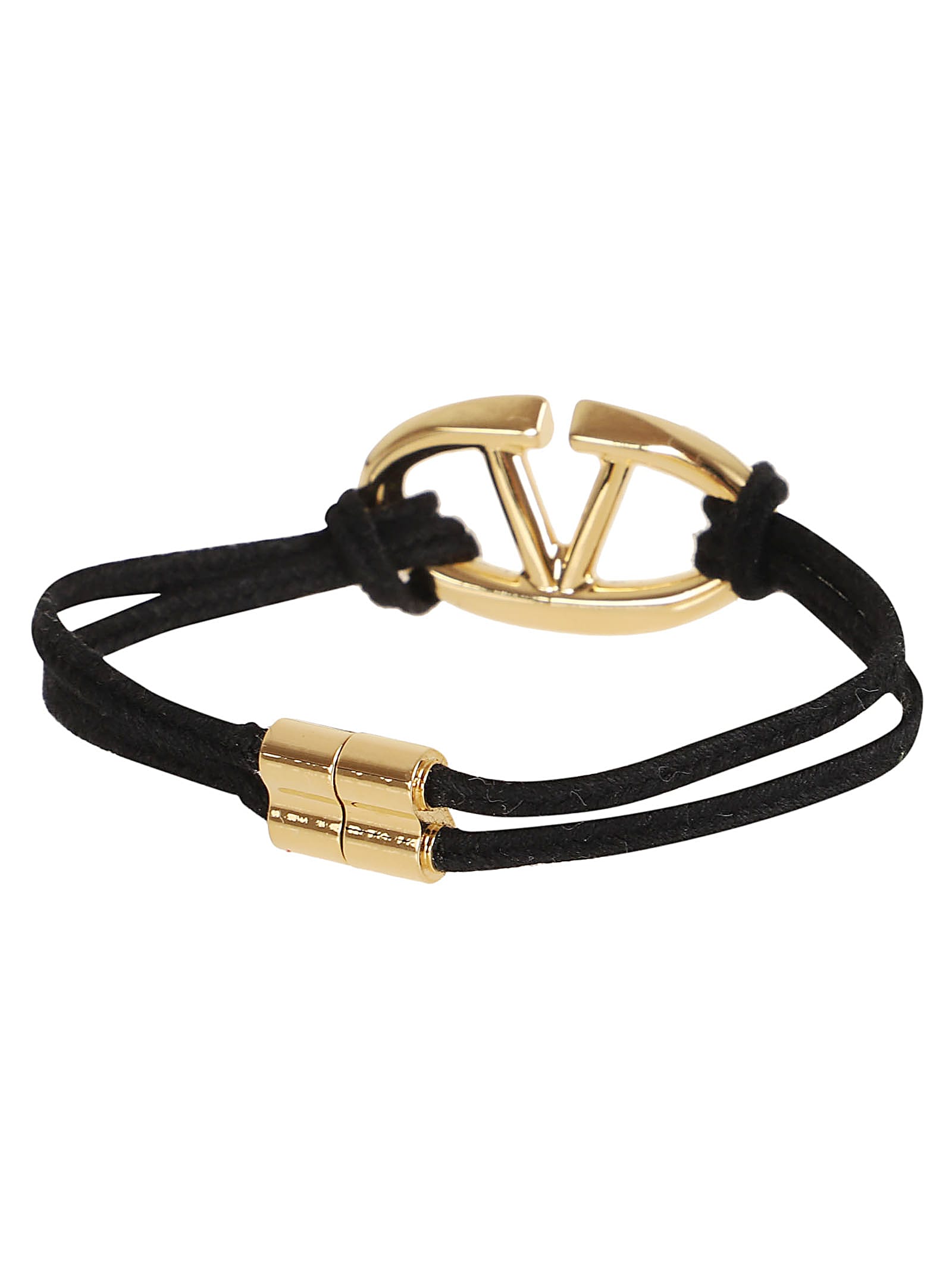 Shop Valentino Bracelet (35mm) Vlogo The Bold Edition In No Nero