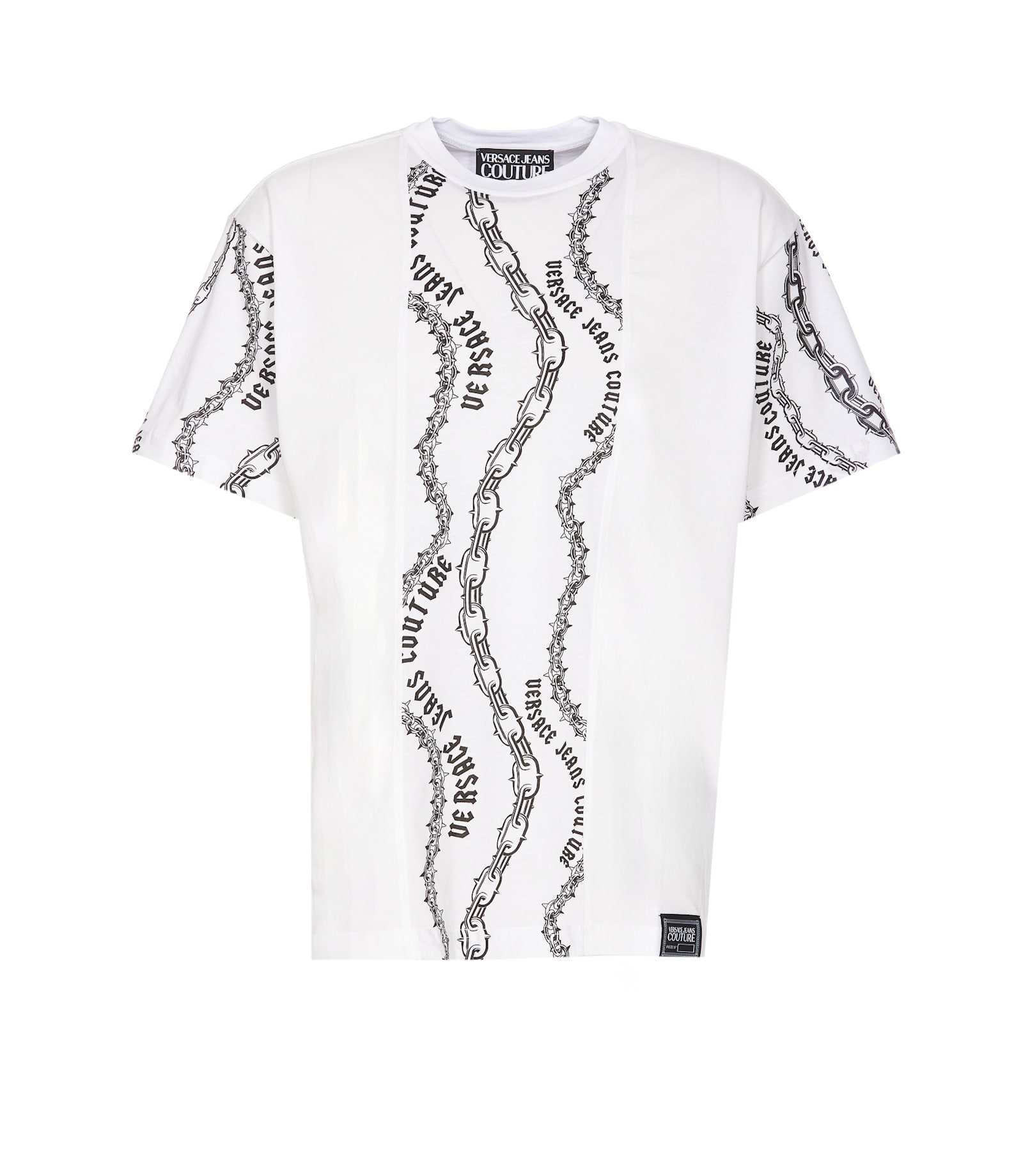 VERSACE JEANS COUTURE CHAIN COUTURE T-SHIRT 